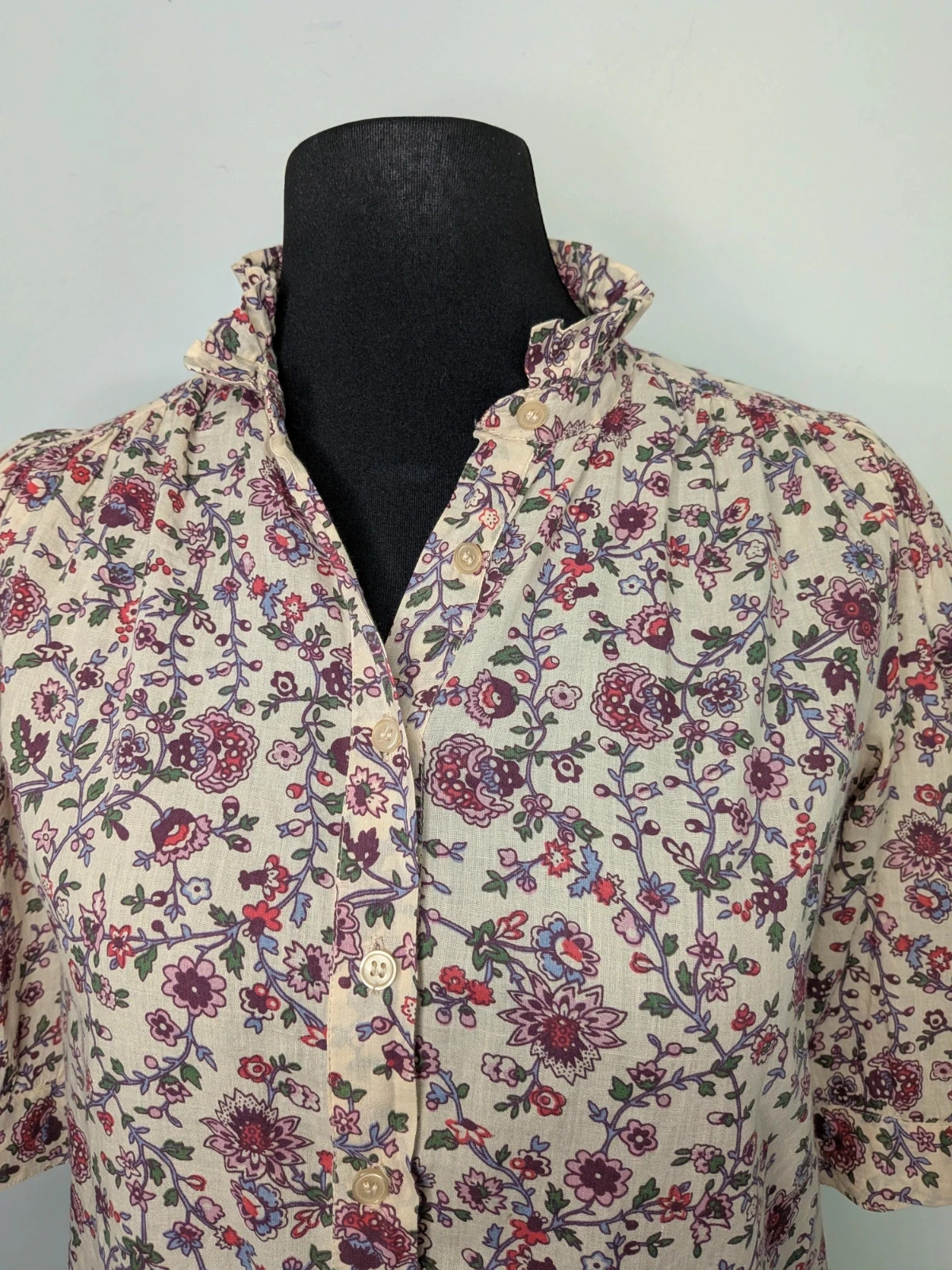 Chemisier en coton – Petite Mendigote – taille S / 36 / 8 2