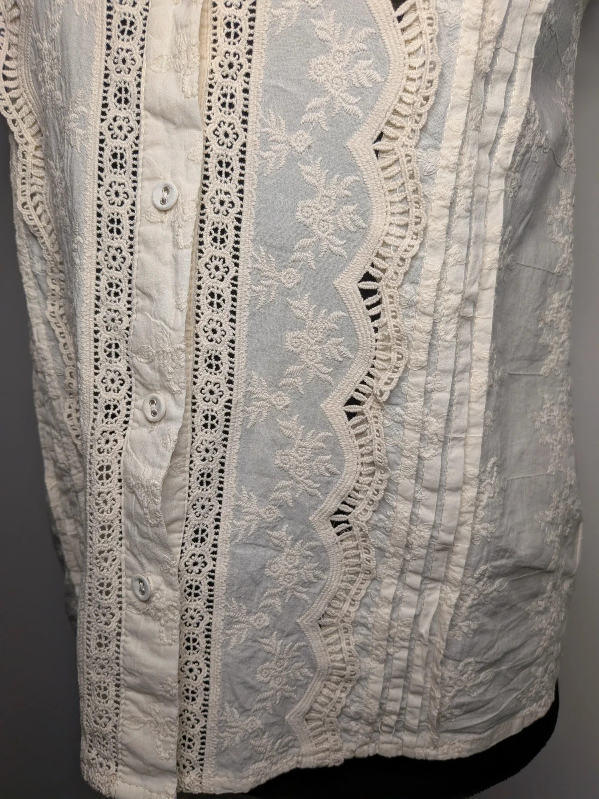 Blouse en coton – In April 1986 – taille M / 38 / 10 3