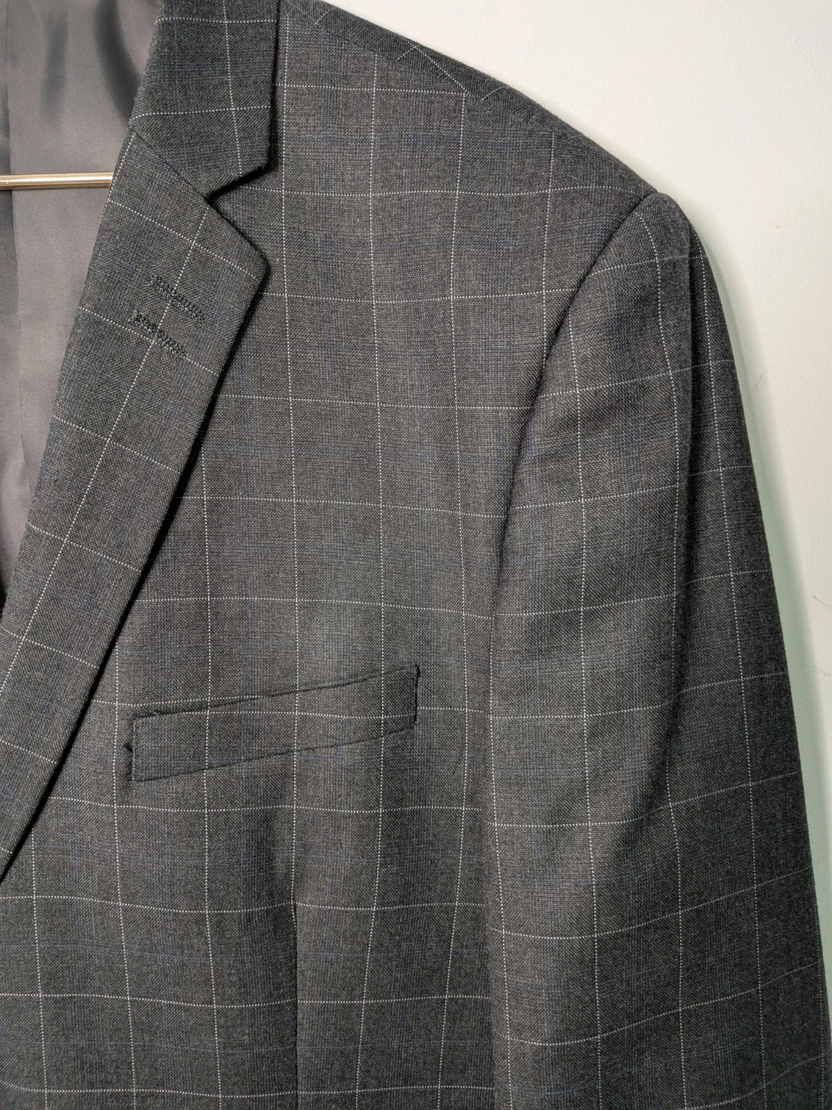 Costume à carreaux – Erik Kold – taille 54 3