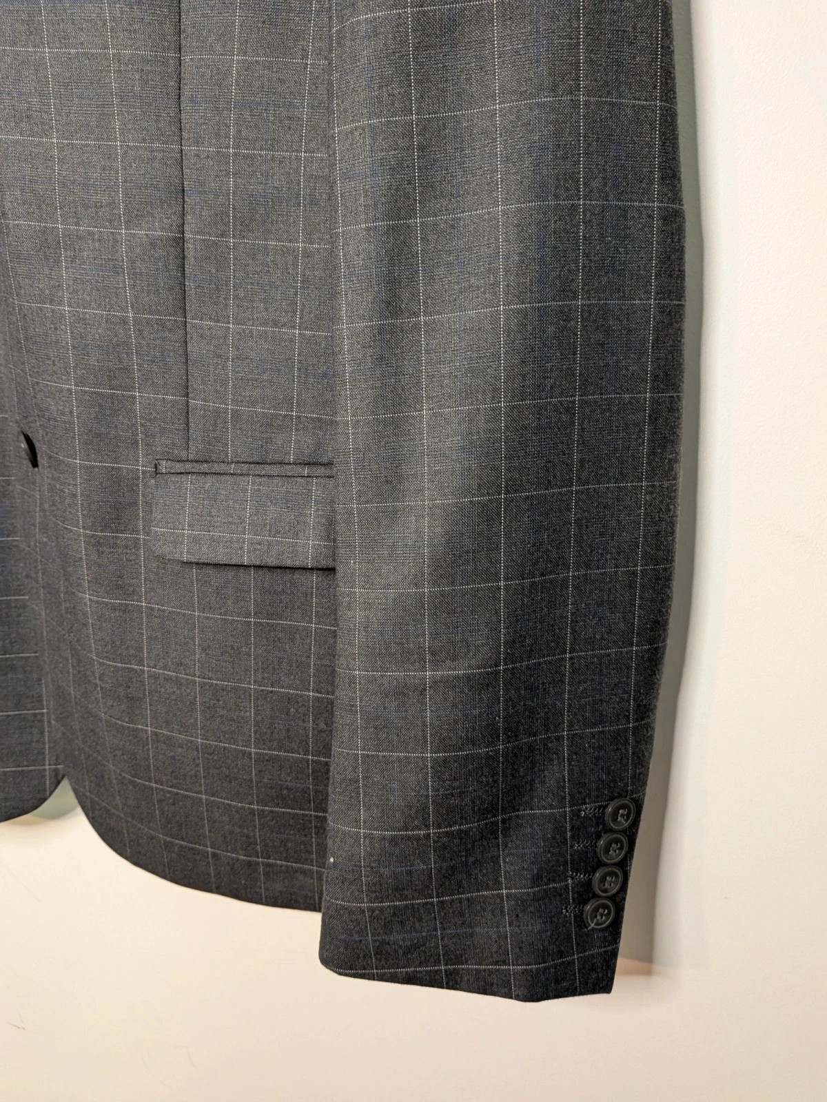 Costume à carreaux – Erik Kold – taille 54 5
