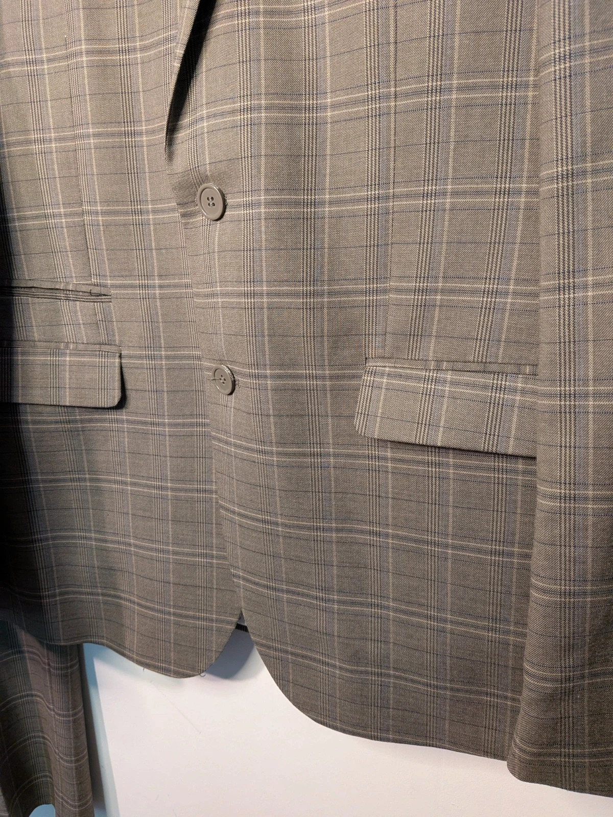Costume à carreaux – Jean-Louis Scherrer – taille 54 5