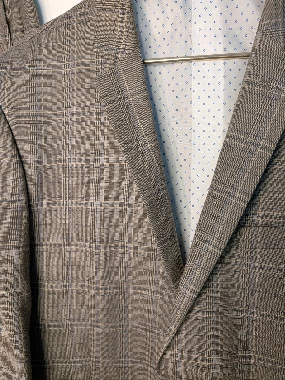 Costume à carreaux – Jean-Louis Scherrer – taille 54 4