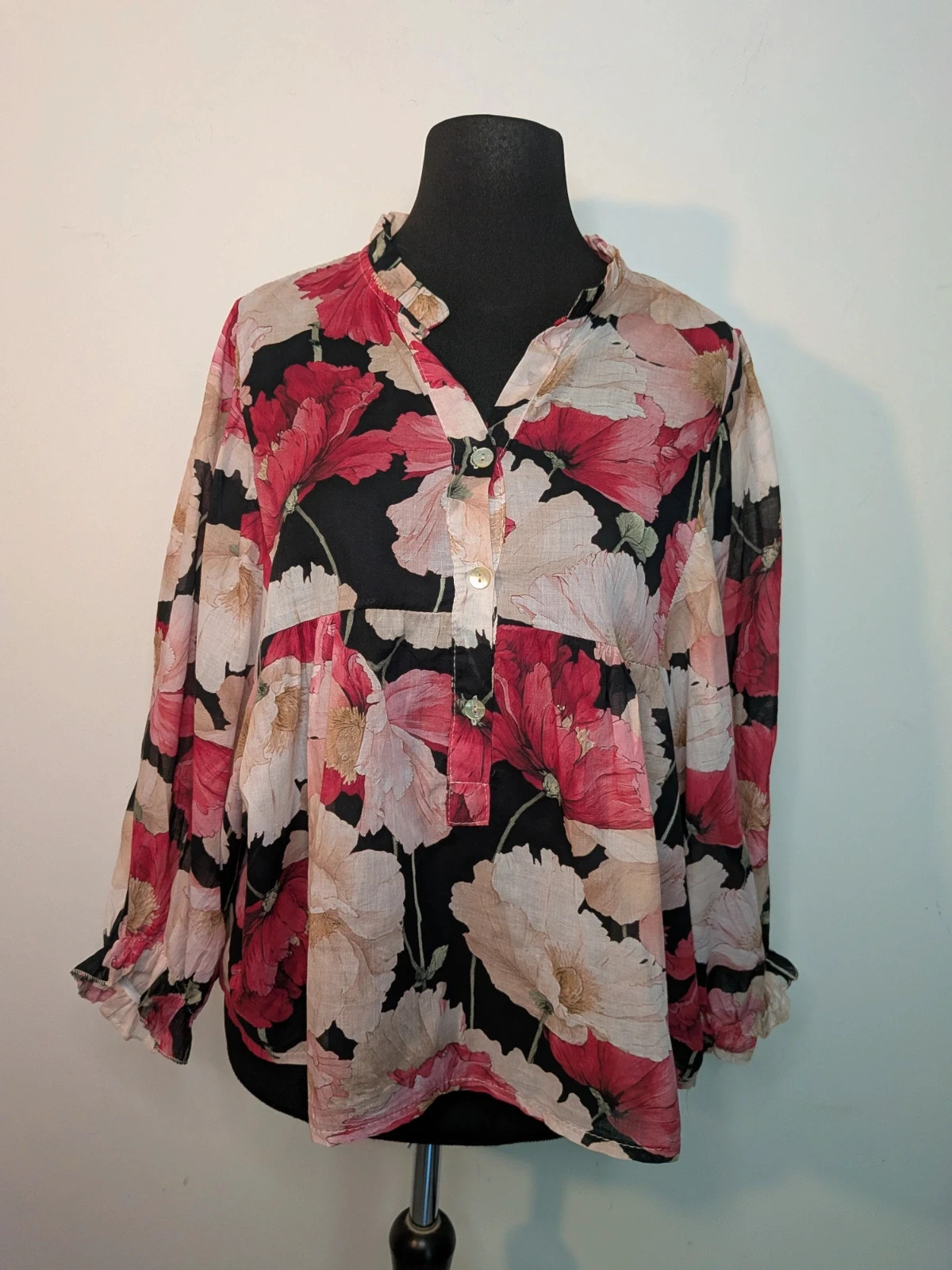 Blouse à fleurs