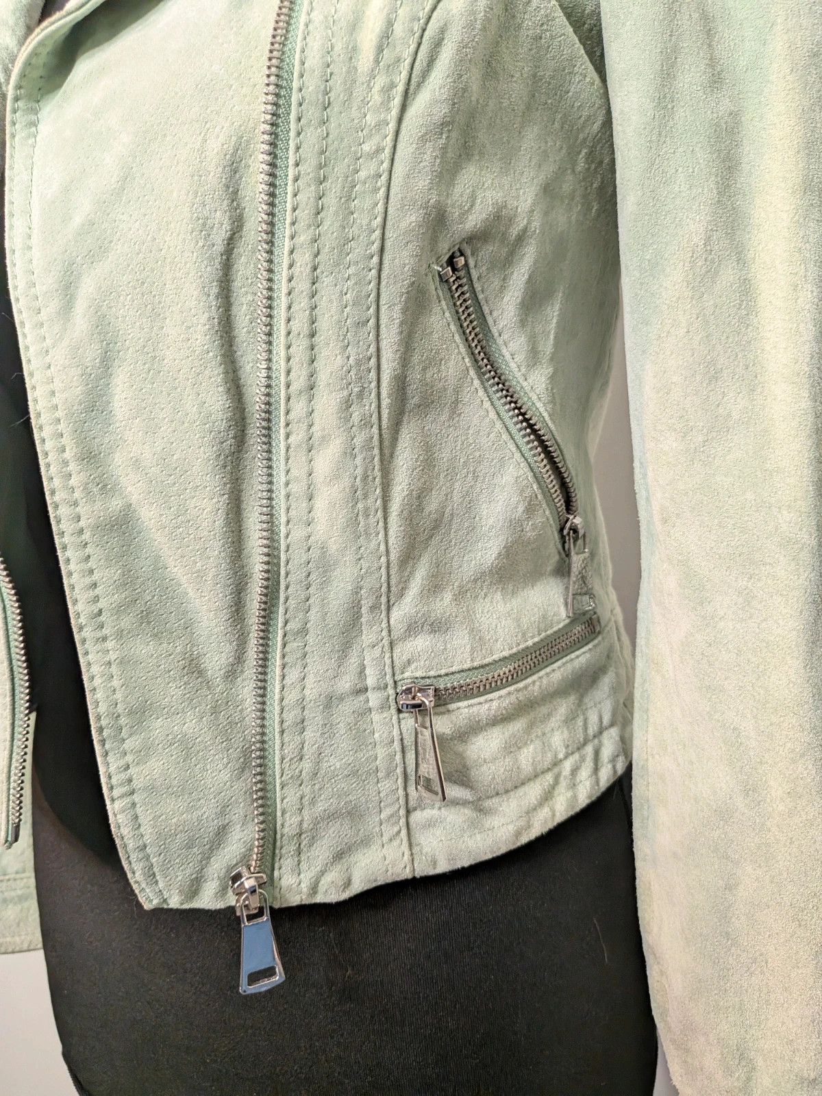 Perfecto vert menthe – Vero Moda – taille S / 36 / 8 3