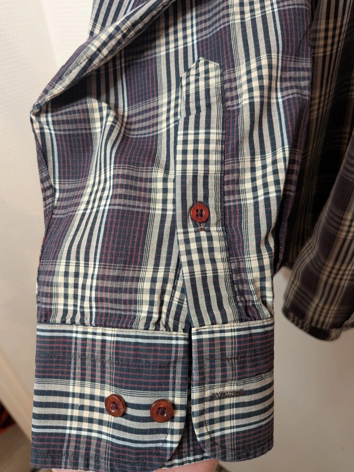 Chemise à carreaux – fil à fil – taille XL 4