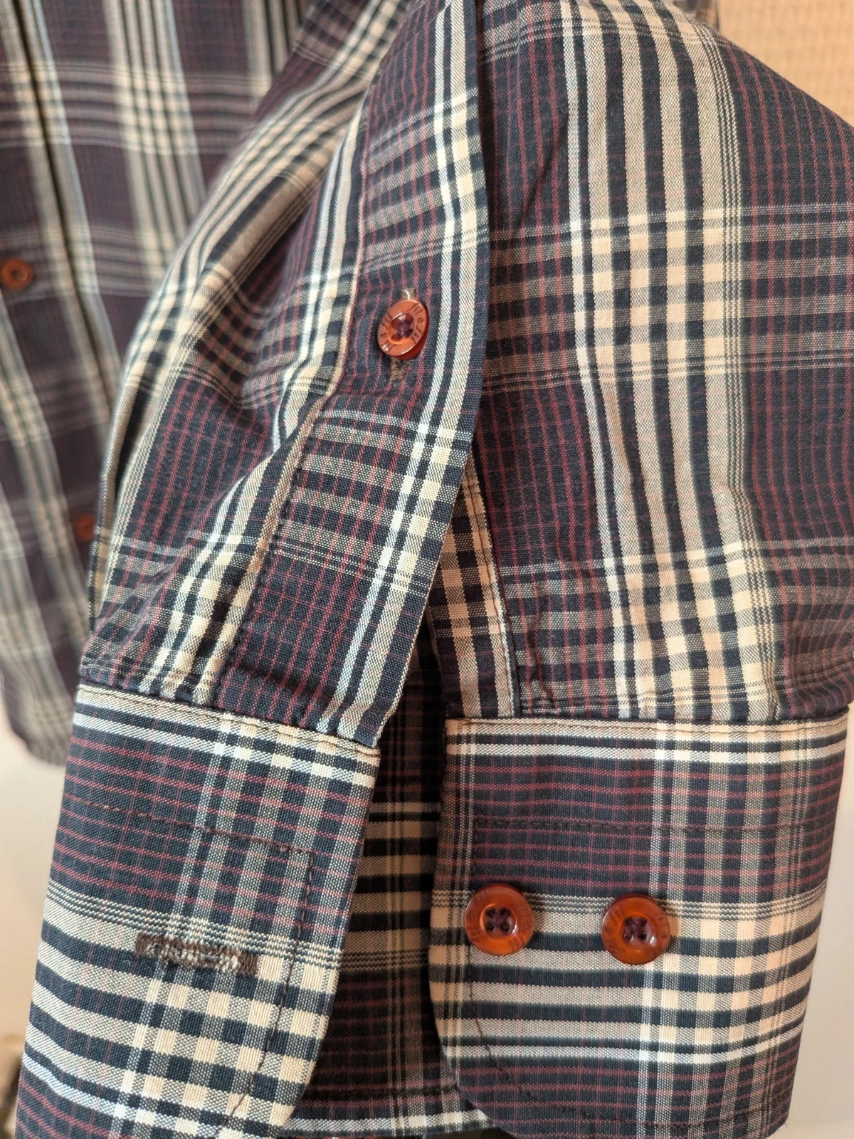 Chemise à carreaux – fil à fil – taille XL 5