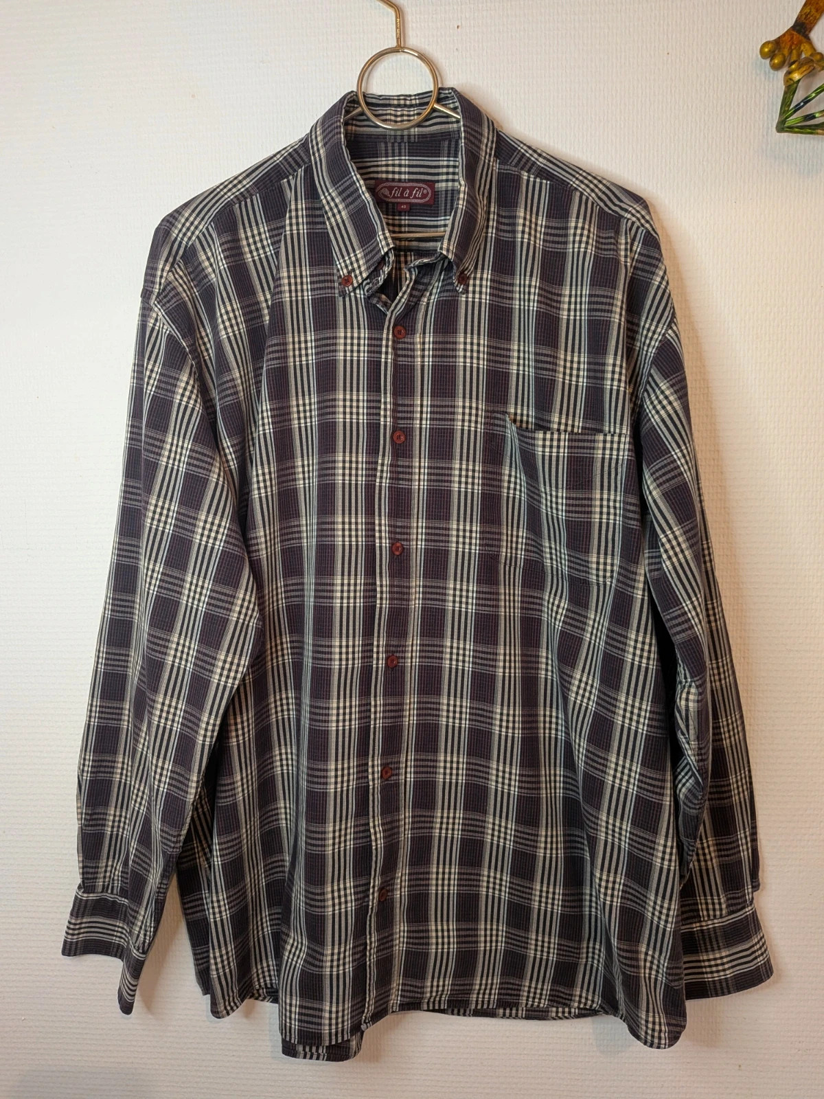 Chemise à carreaux