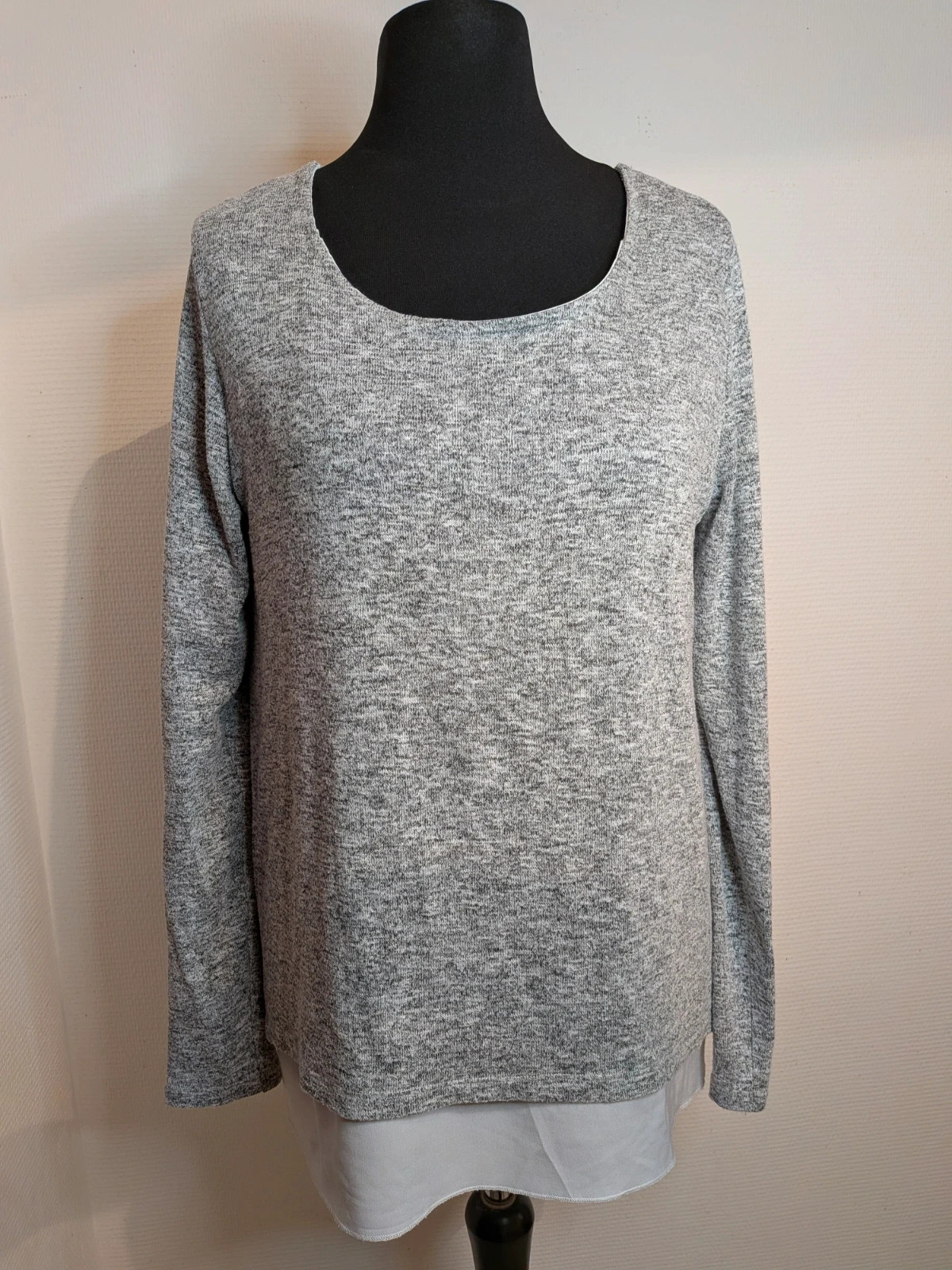 Blouse Bi-matières