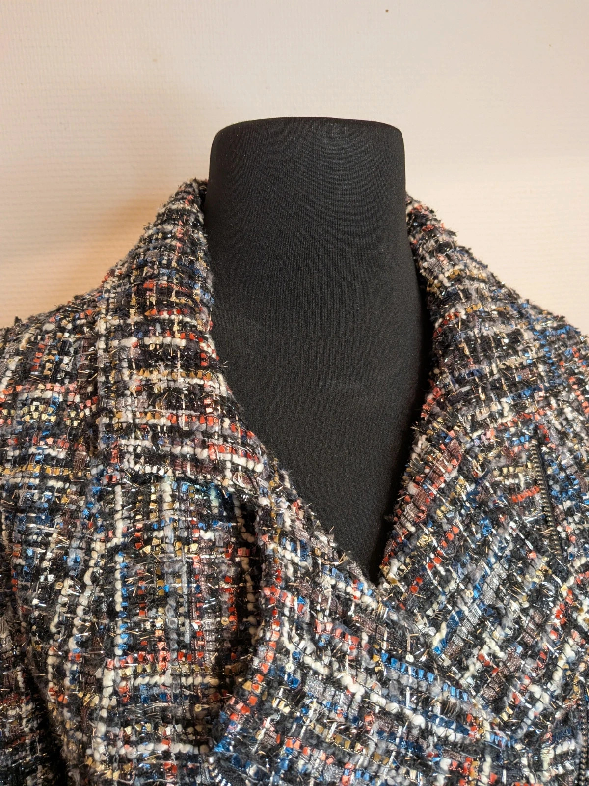 Perfecto multicolore argenté – Camaïeu – taille L / 40 / 12 3