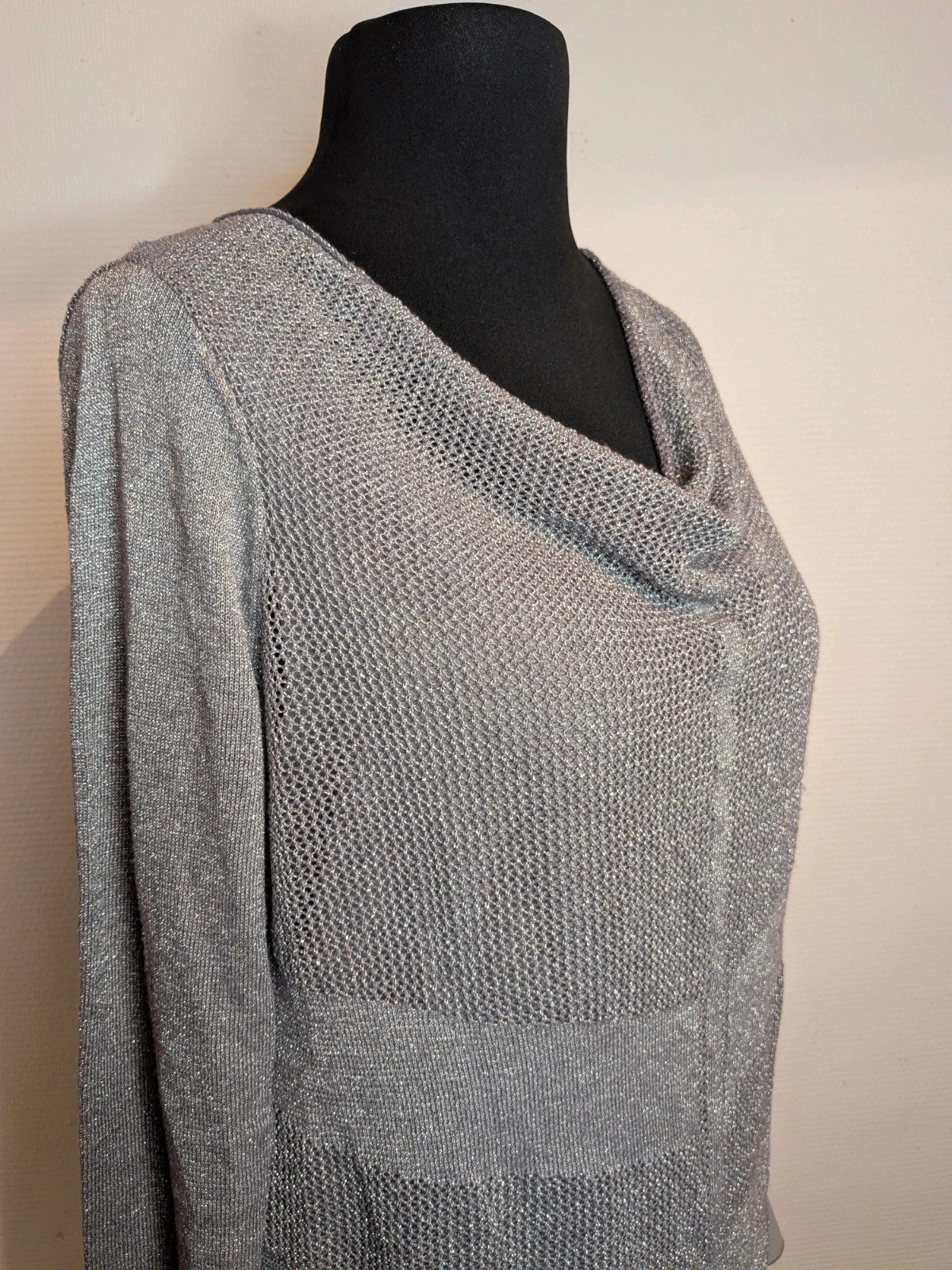 Blouse argentée – Lpb – taille M / 38 / 10 3