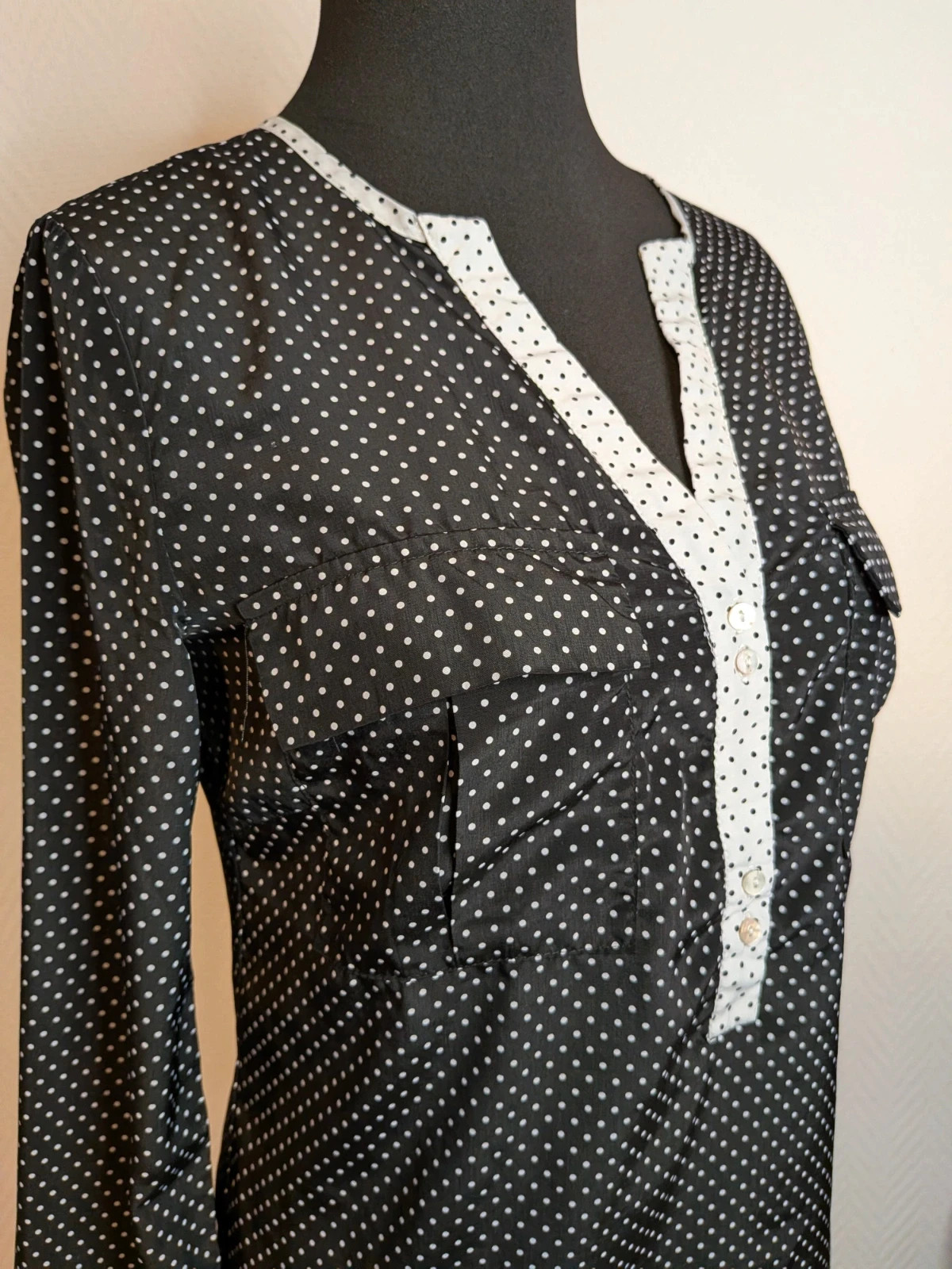 Chemisier à pois – Kilky – taille M / 38 / 10 5
