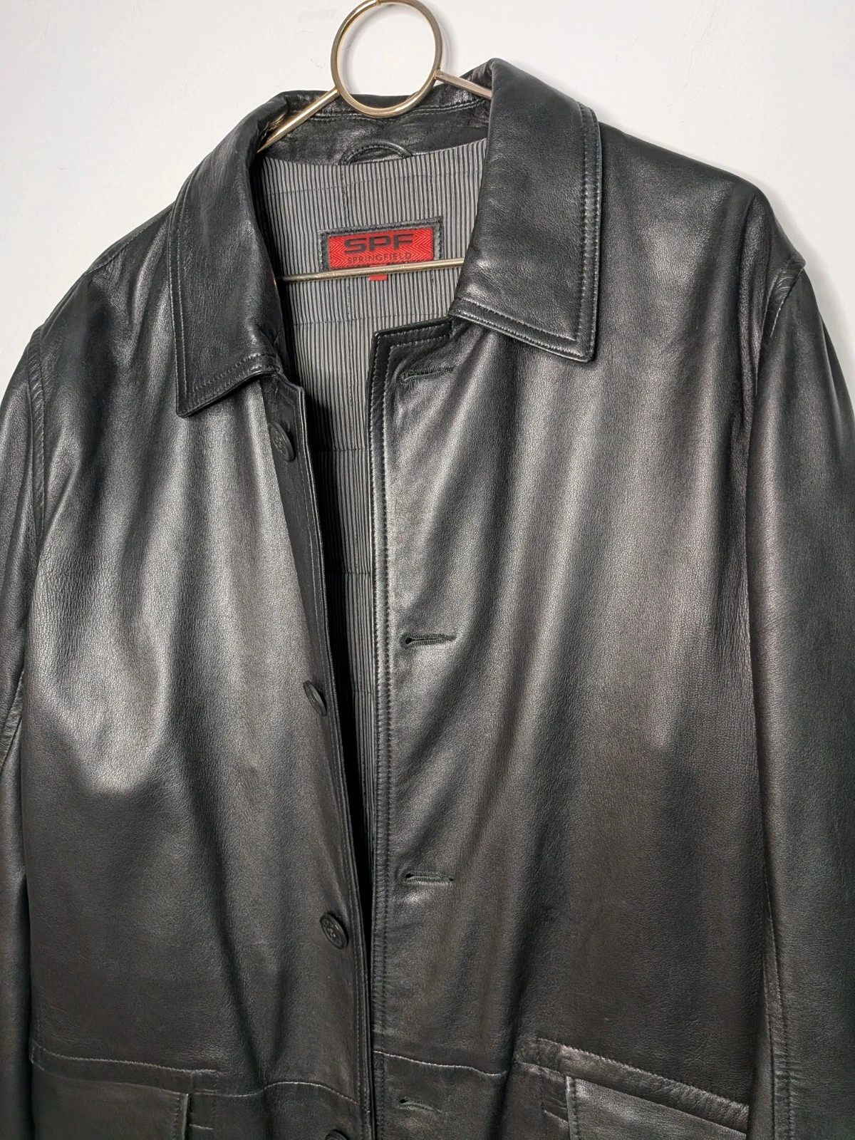 Manteau de cuir – Springfield – taille M 2