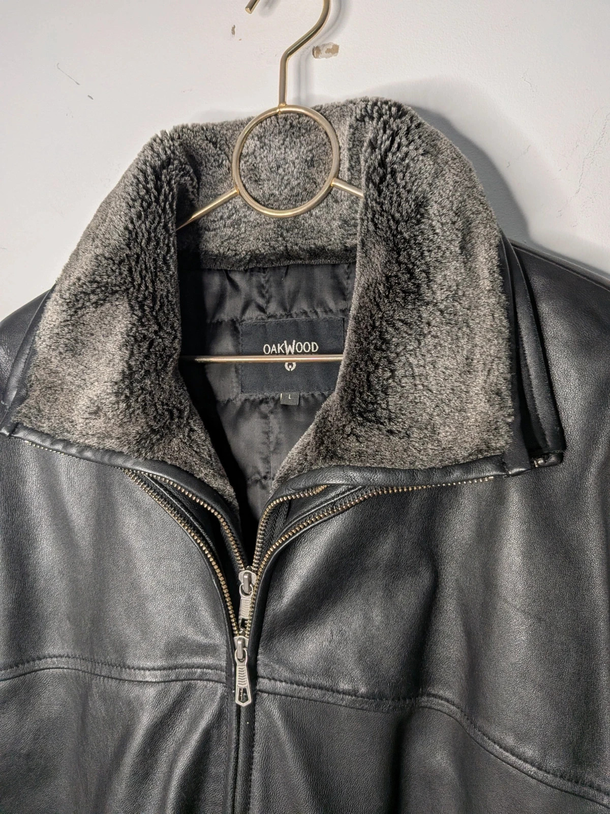 Manteau de cuir – OAKWOOD – taille L 2