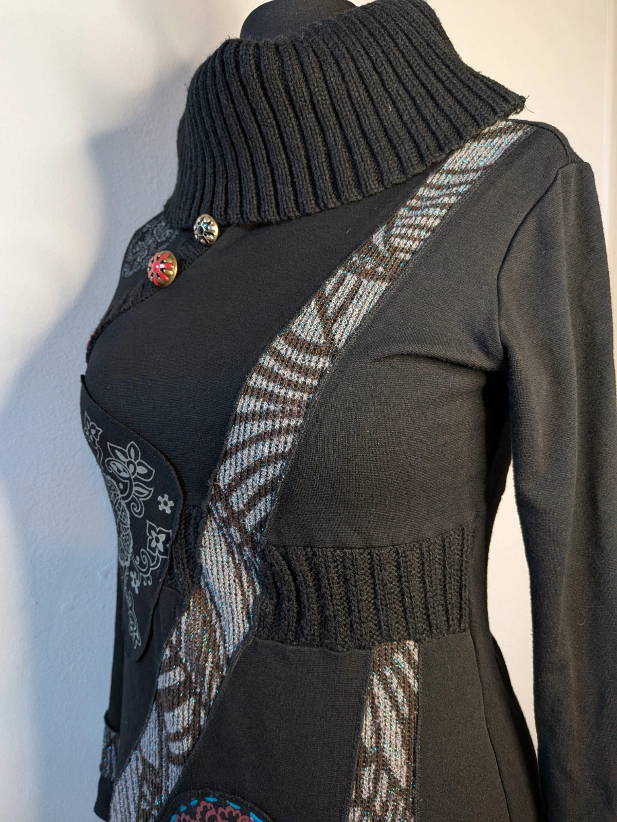 Robe à motifs et col roulé – Frime – taille S / 36 / 8 4