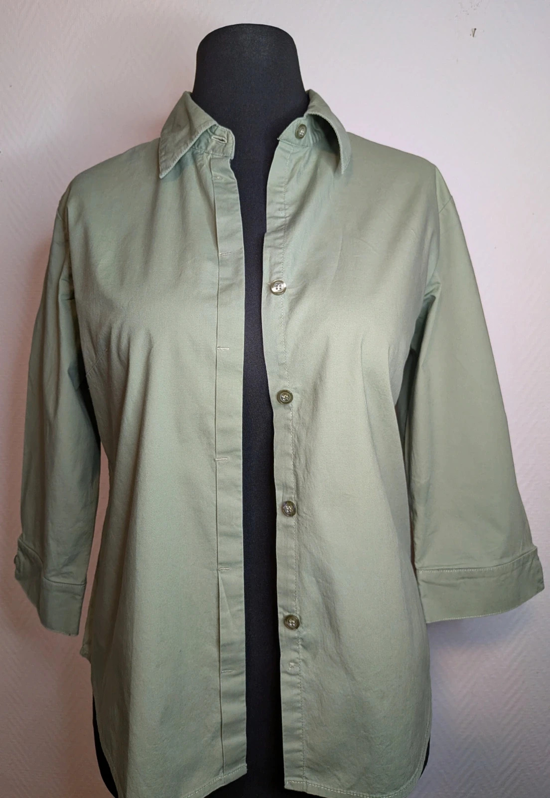 Chemise kaki – Adele Joris – taille XL / 42 / 14