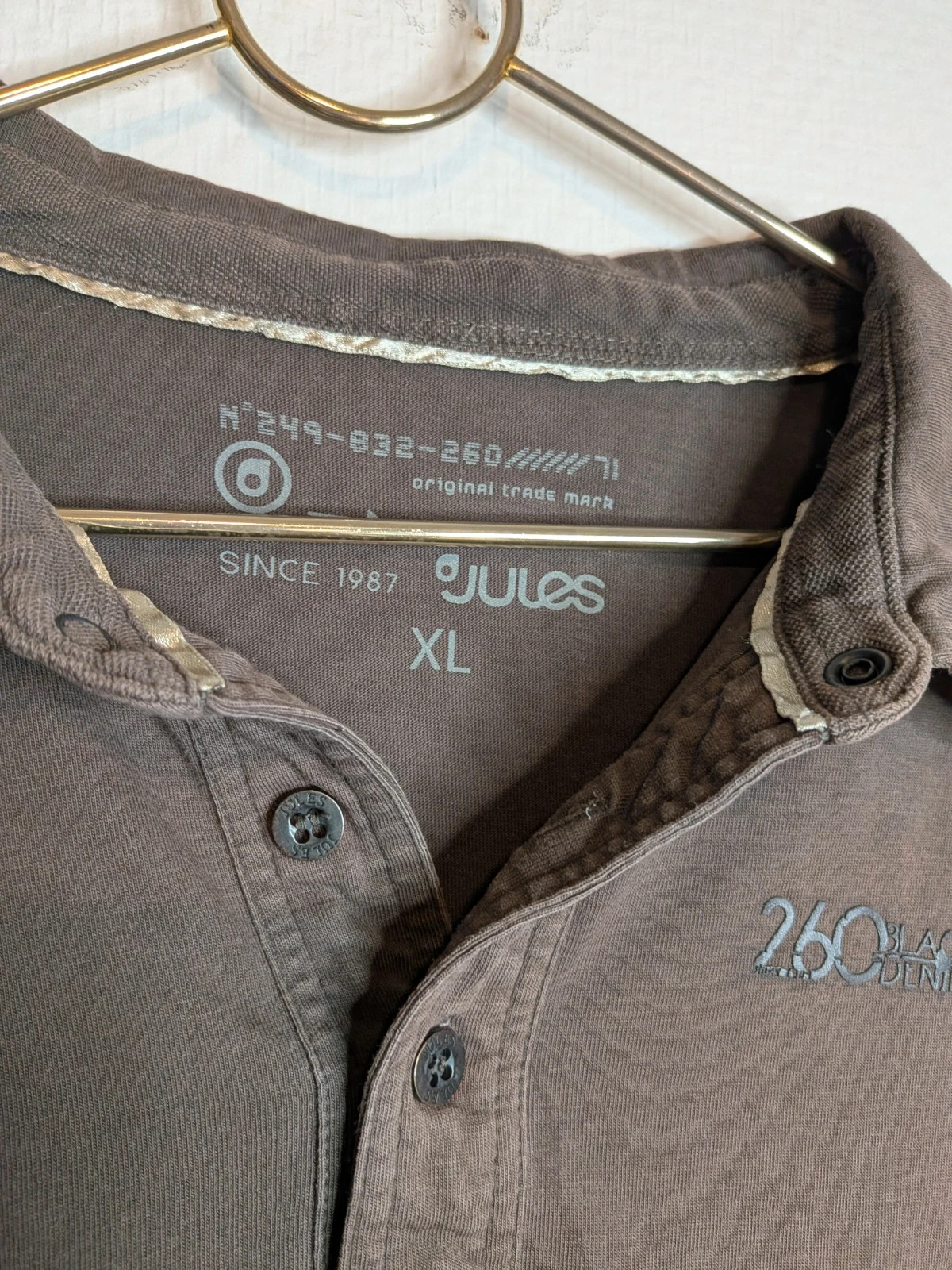Polo marron – Jules – taille XL 3