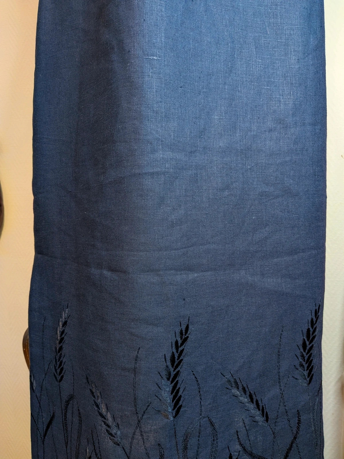 Robe en lin brodée – Sak's – taille L / 40 / 12 5