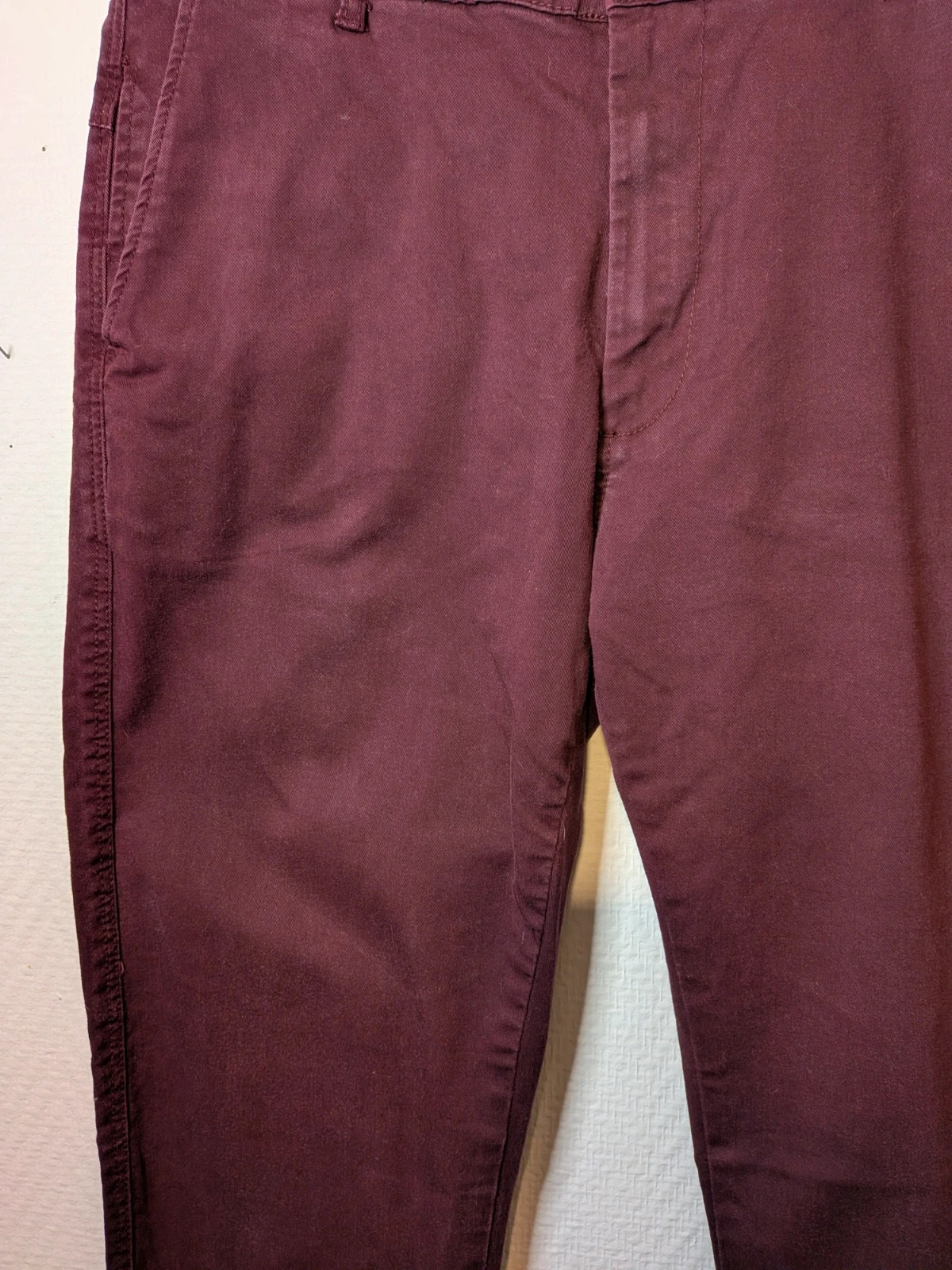 Pantalon grenat – Bershka – taille L / 40 / 12 4