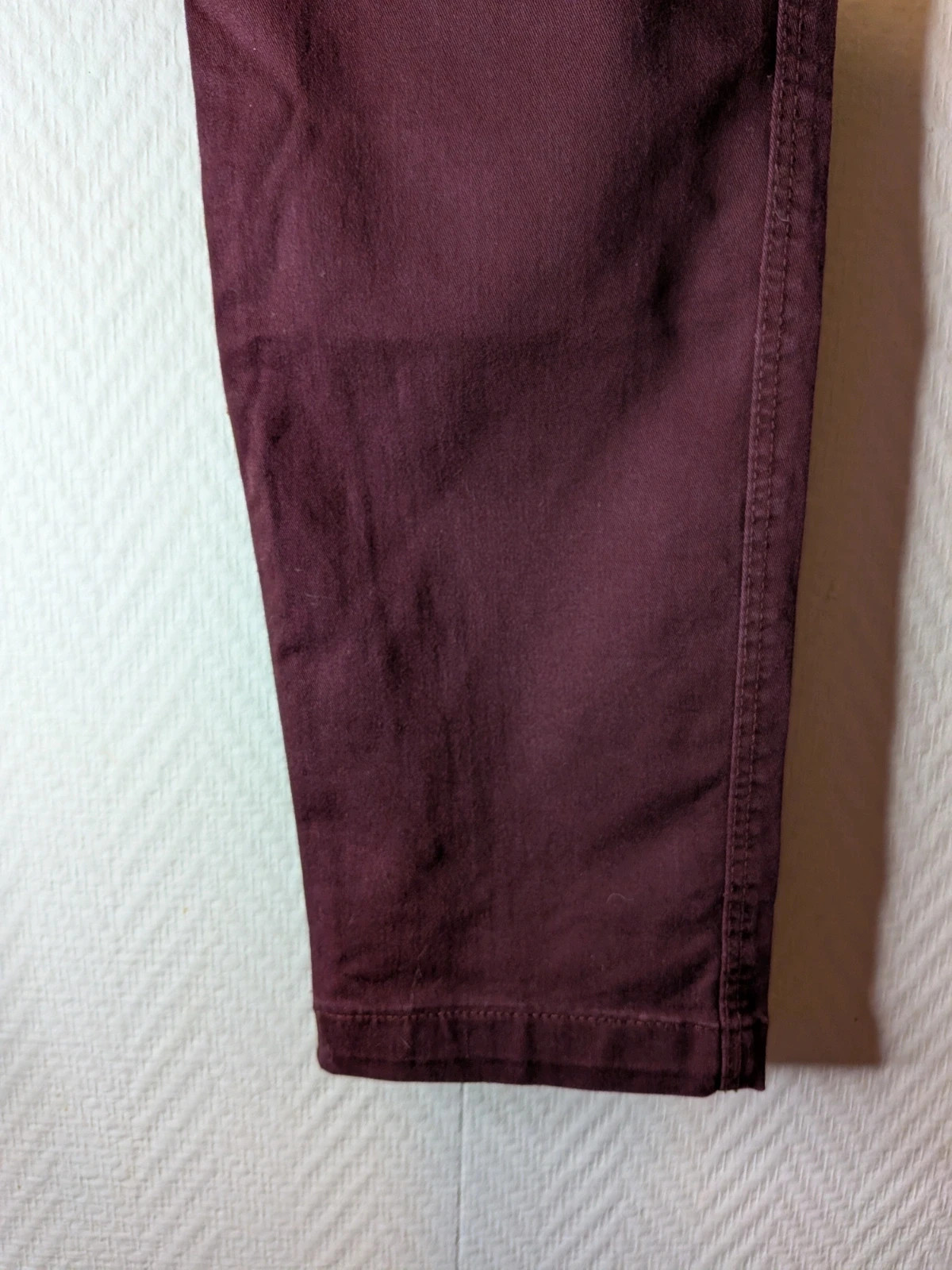 Pantalon grenat – Bershka – taille L / 40 / 12 5