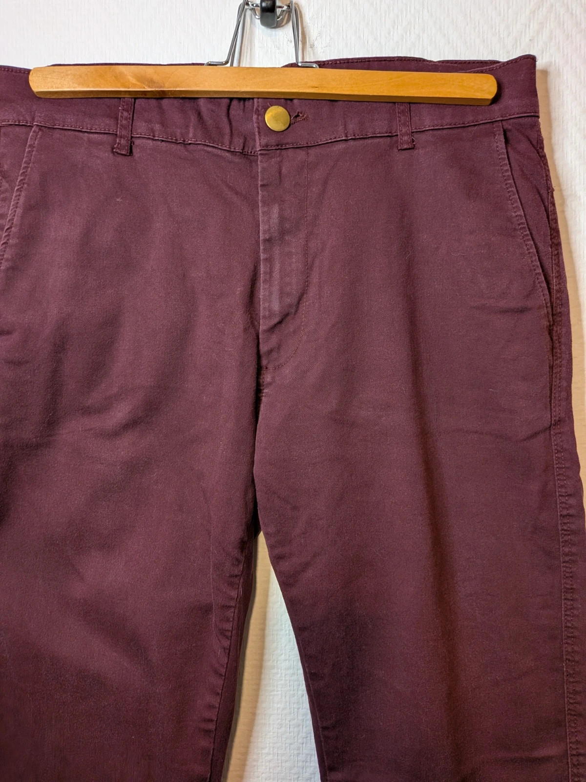 Pantalon grenat – Bershka – taille L / 40 / 12 3