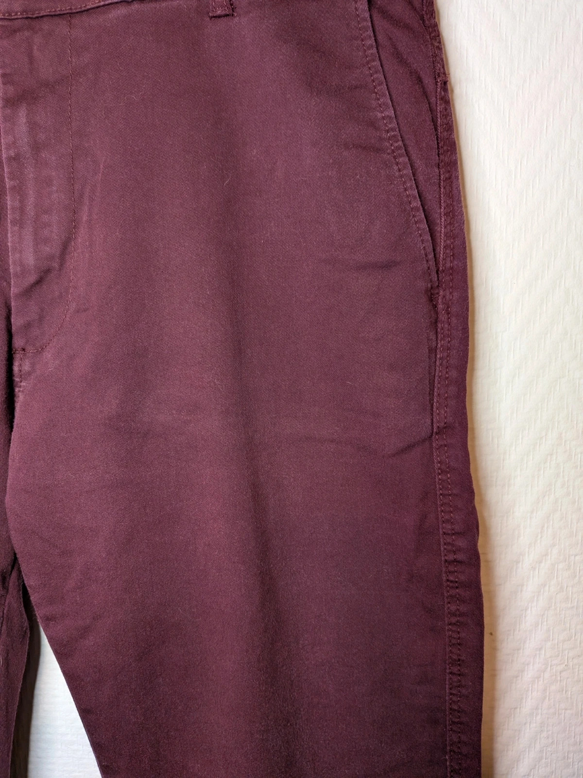 Pantalon grenat – Bershka – taille L / 40 / 12 2