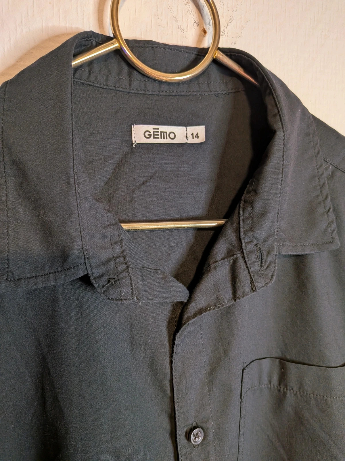 Chemise noire – Gémo – taille 14 ans / 164 cm 3