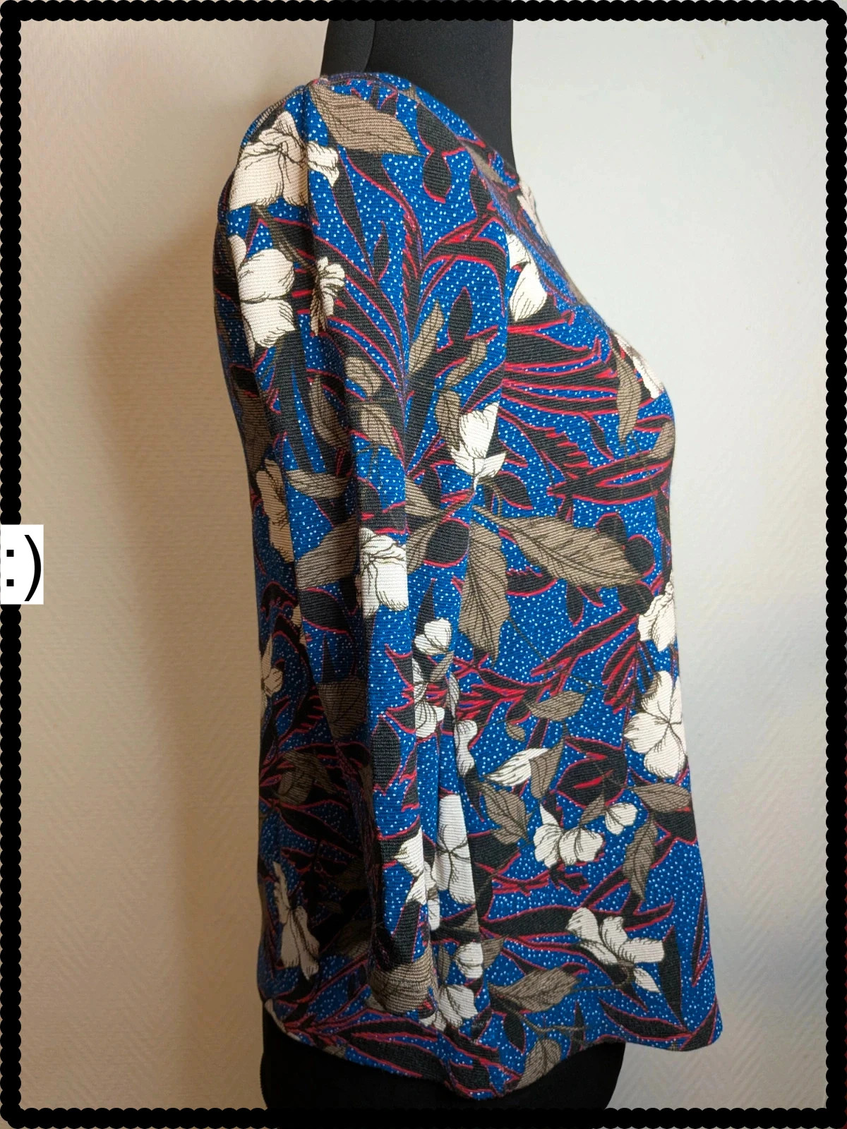 Blouse fleurs – Camaïeu – taille S / 36 / 8 4