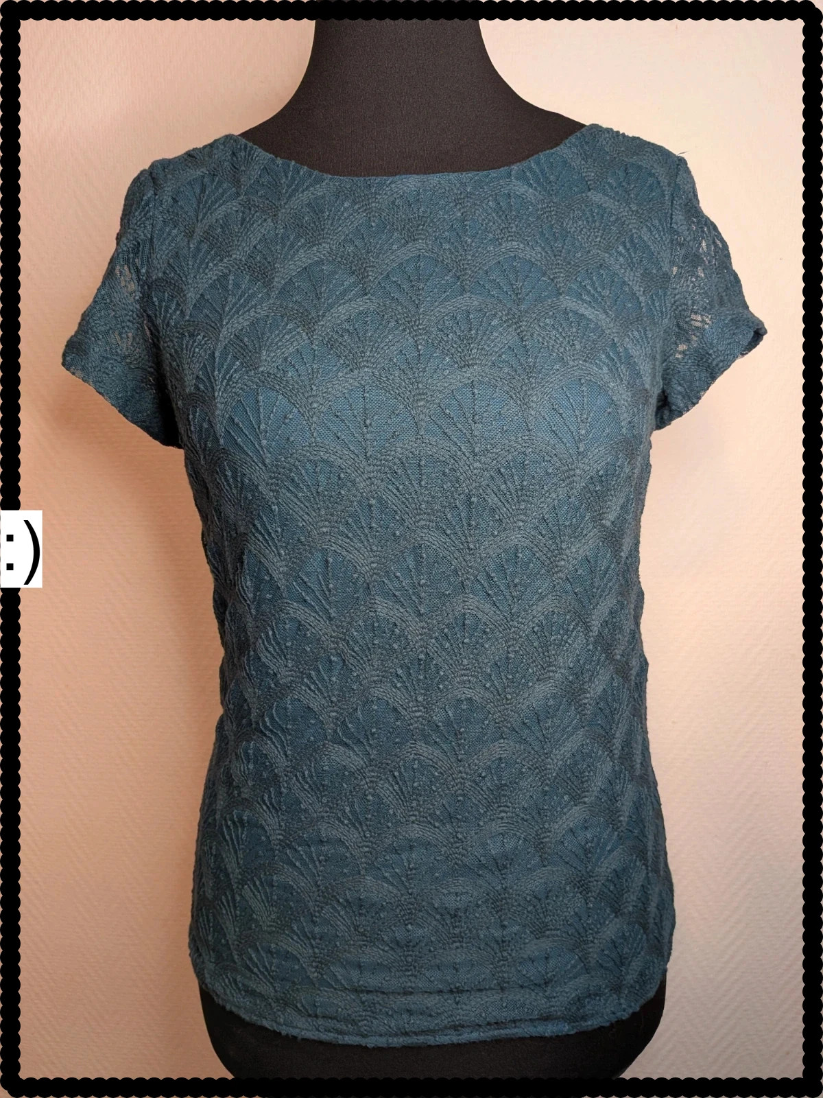 T-shirt dentelle