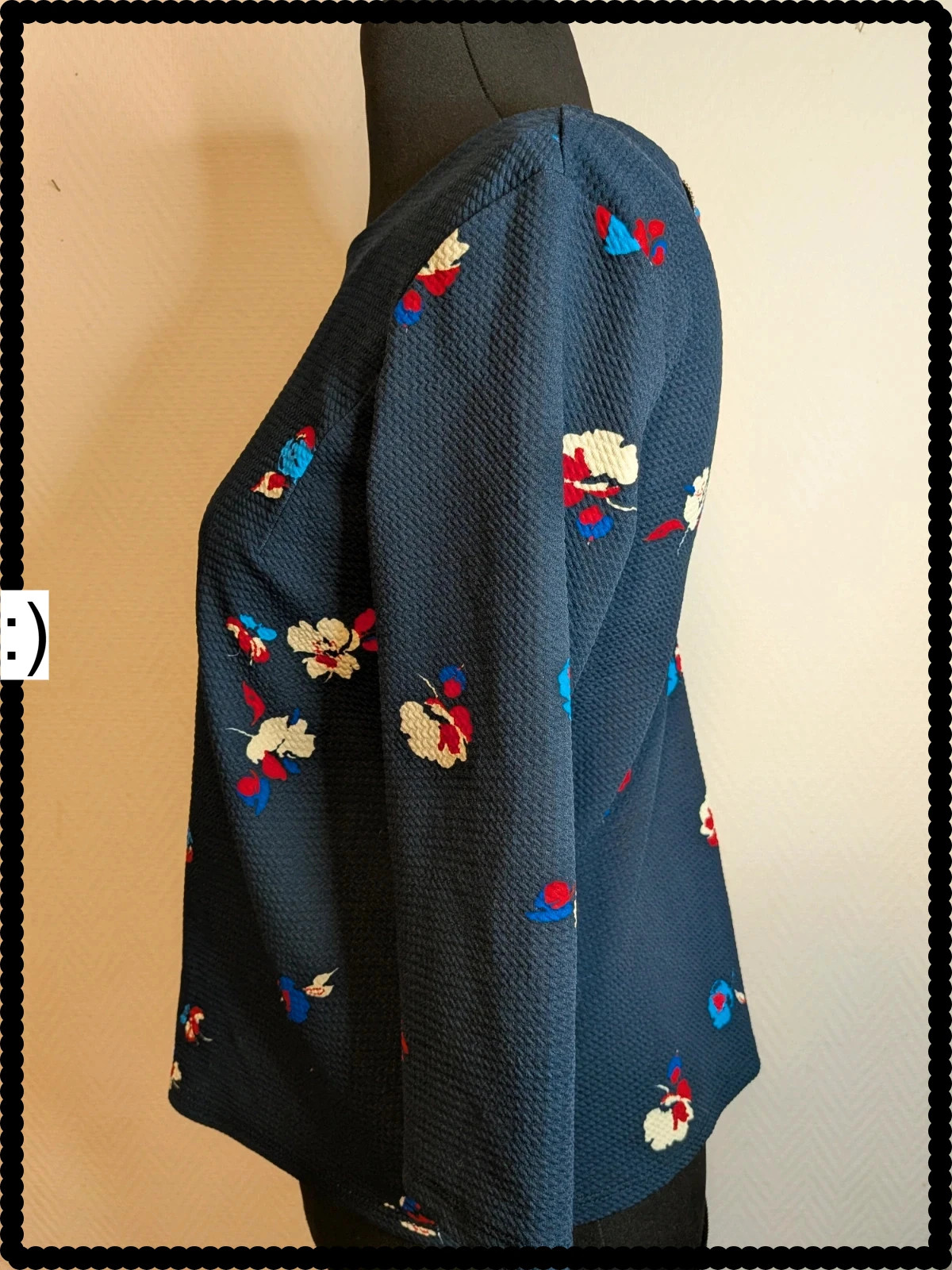 Blouse fleurie – Camaïeu – taille S / 36 / 8 5