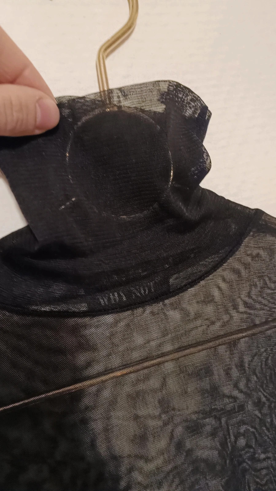 Col roulé transparent – Why not? – taille XS / 34 / 6 2
