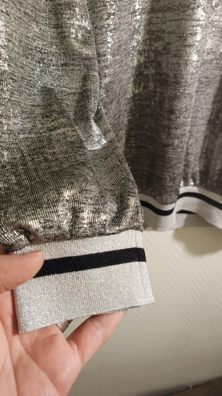 Sweat symbole de la paix brillant – taille XL / 42 / 14 3