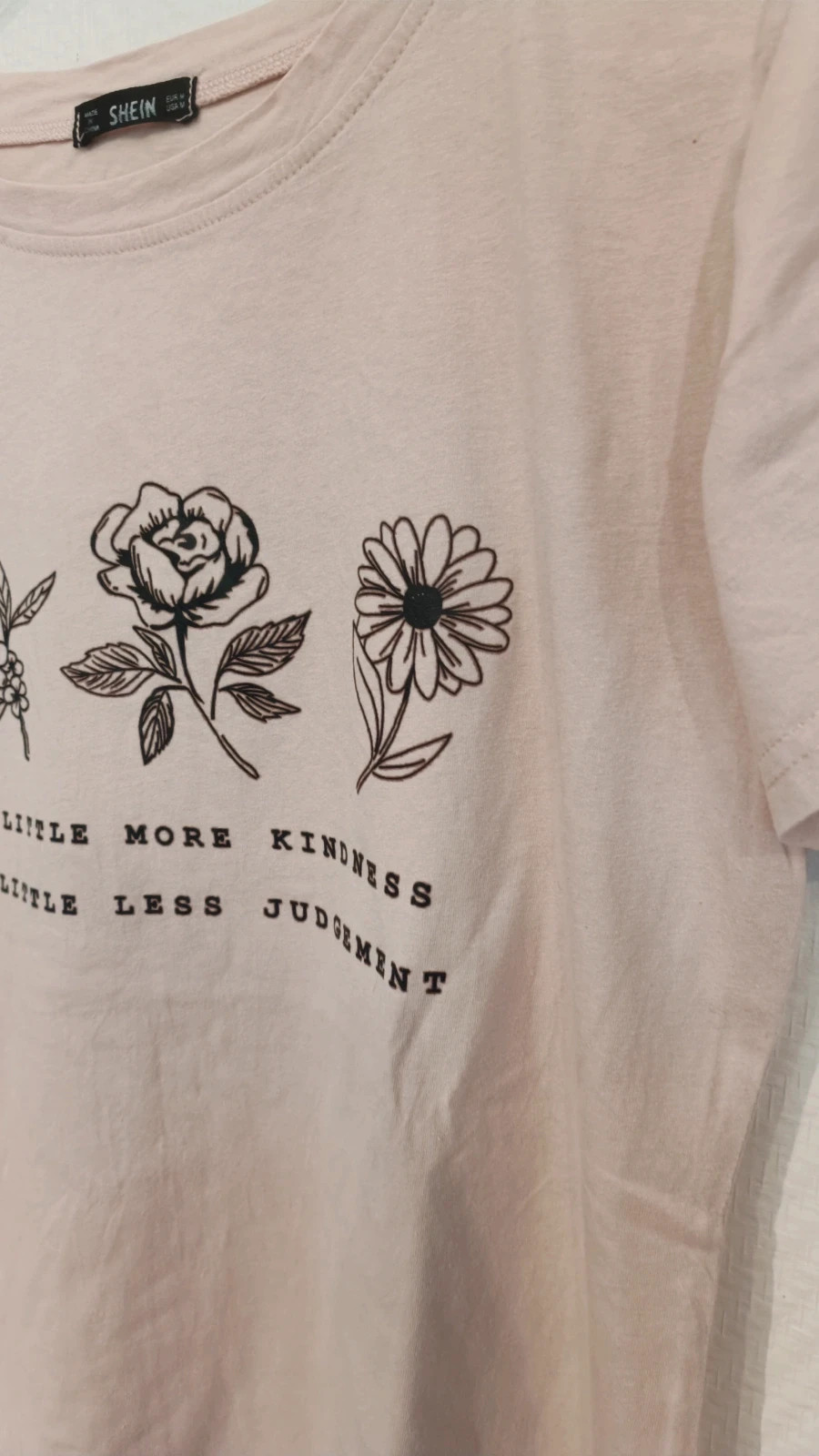 T-shirt rose – Shein – taille M / 38 / 10 2