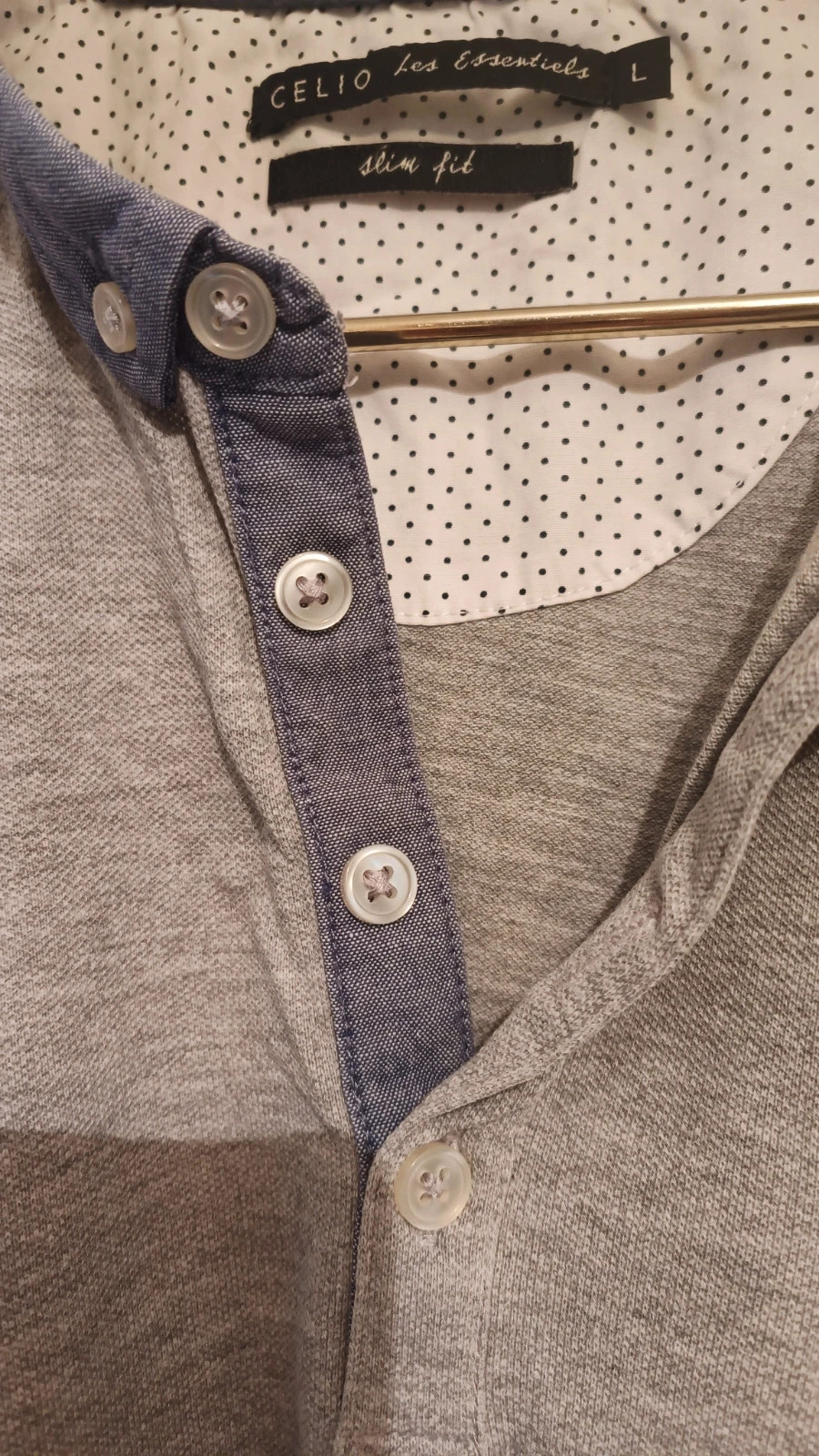 Polo gris – Celio – taille L 4