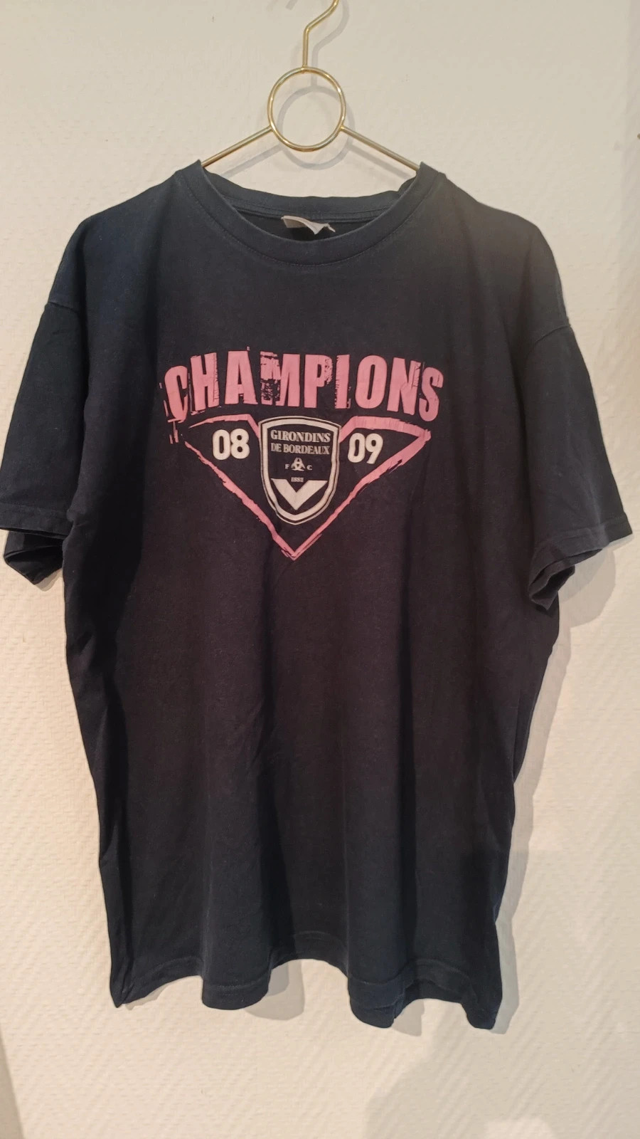 T-shirt "Girondins de Bordeaux" 2008, 2009 – B&C Collection – taille L 3