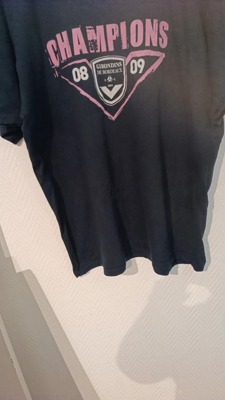 T-shirt "Girondins de Bordeaux" 2008, 2009 – B&C Collection – taille L 4