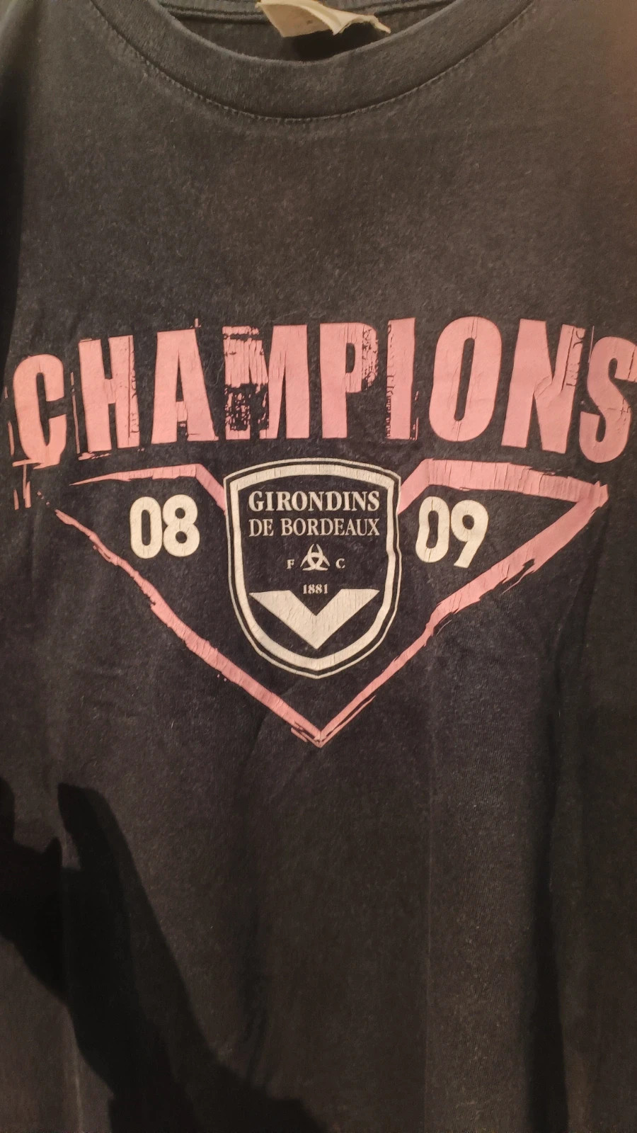 T-shirt "Girondins de Bordeaux" 2008, 2009 – B&C Collection – taille L 2