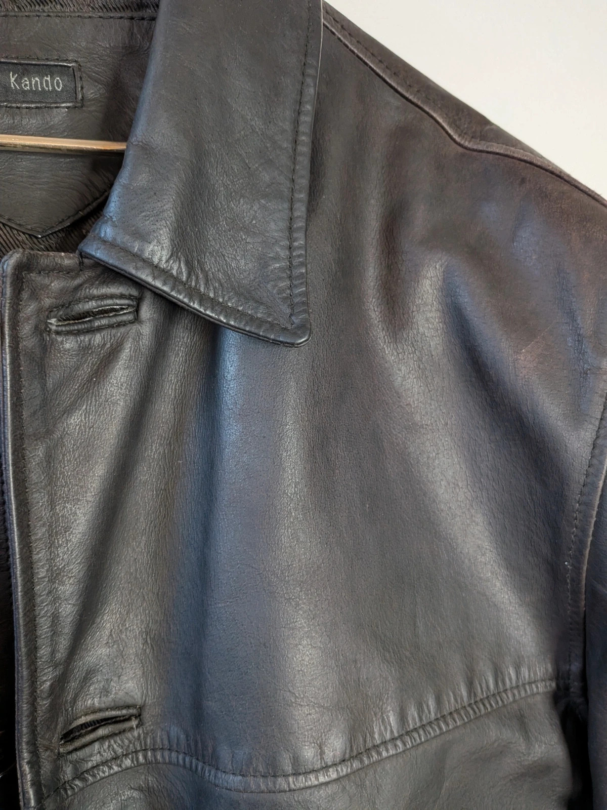Blouson de cuir – JL KANDO – taille M 2