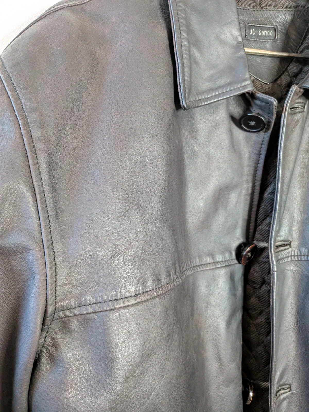 Blouson de cuir – JL KANDO – taille M 4