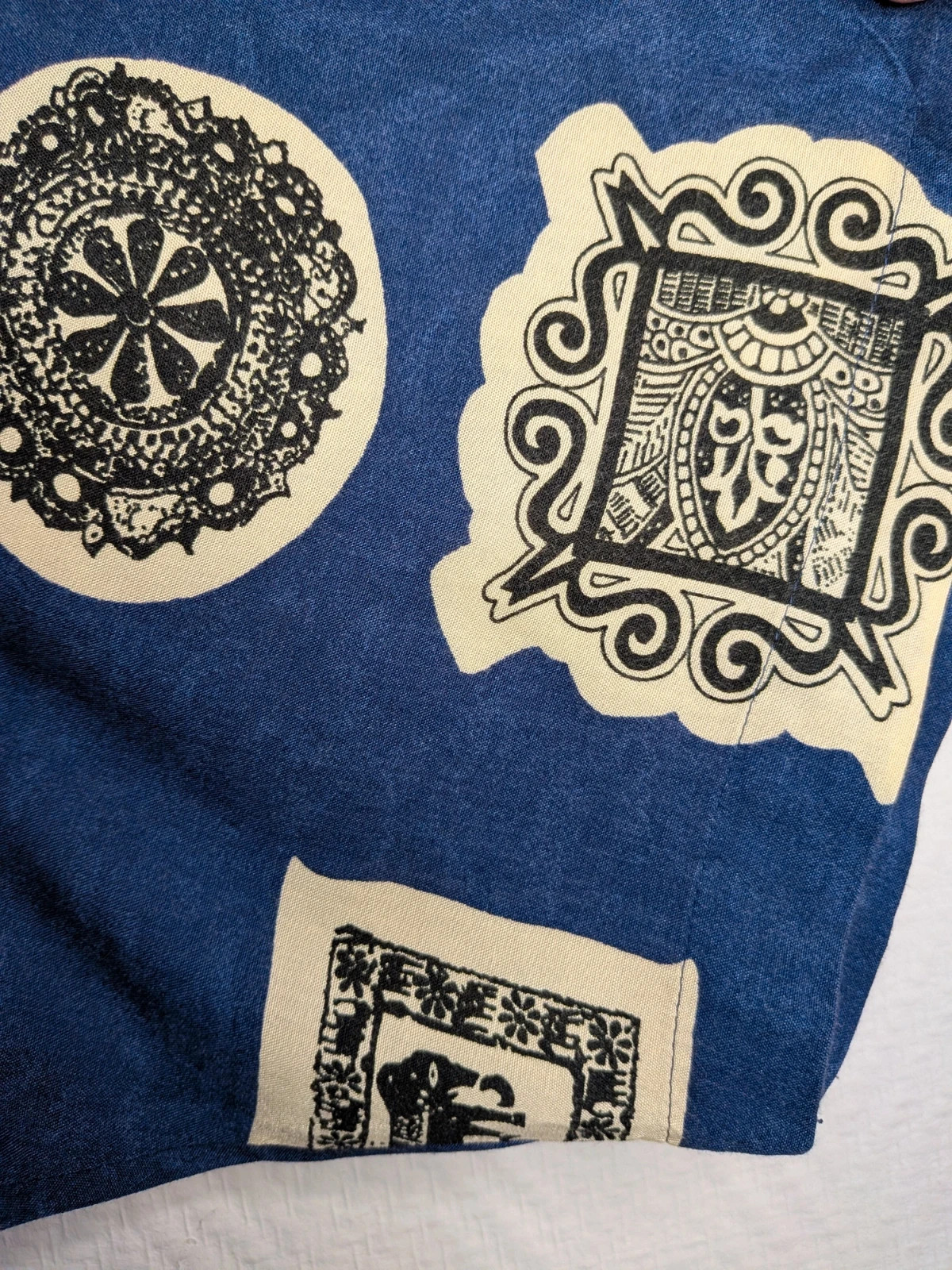 Chemise à motifs éléphants – British Colony – taille L 5