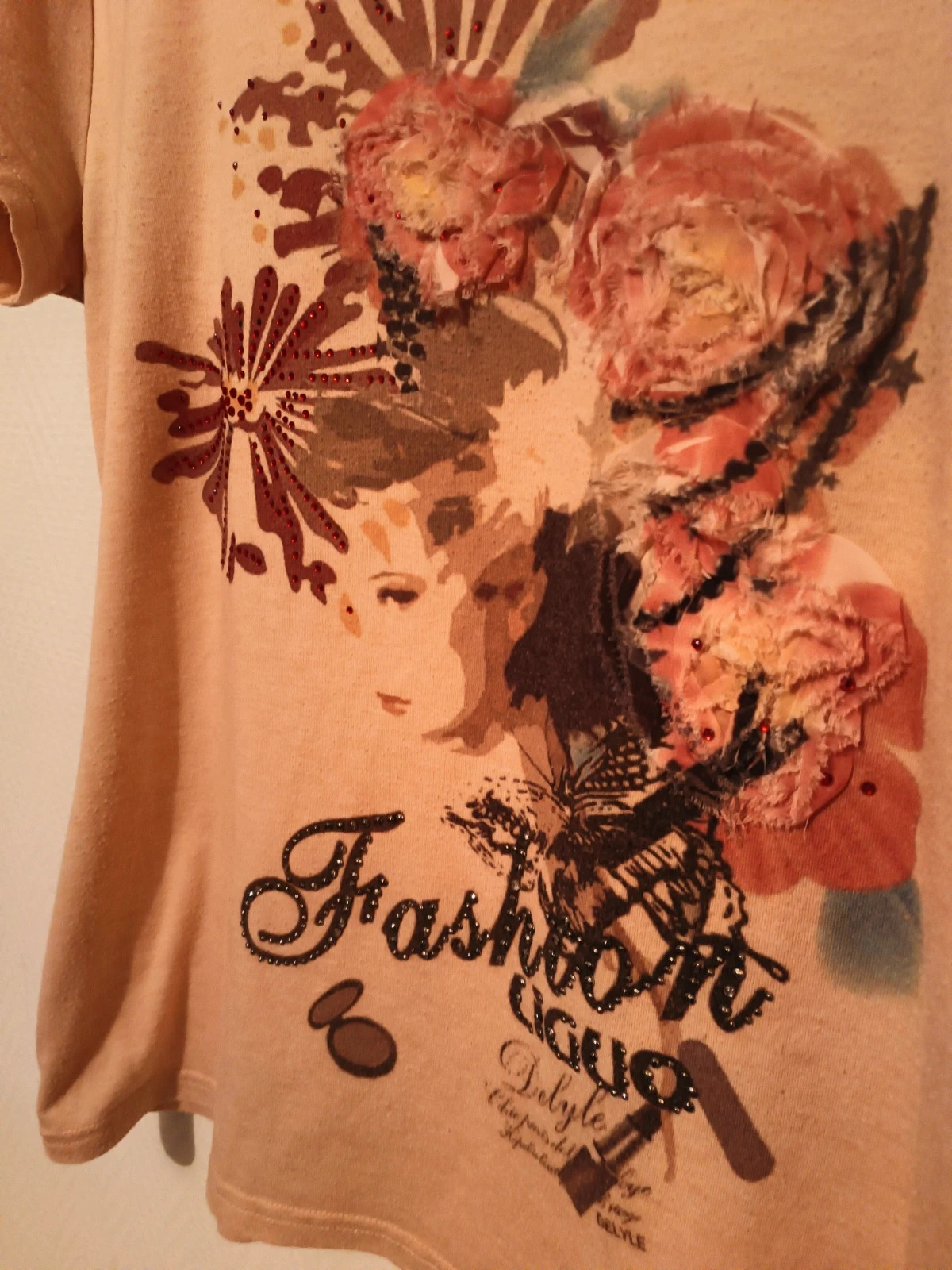 T-shirt rose – taille L / 40 / 12 4