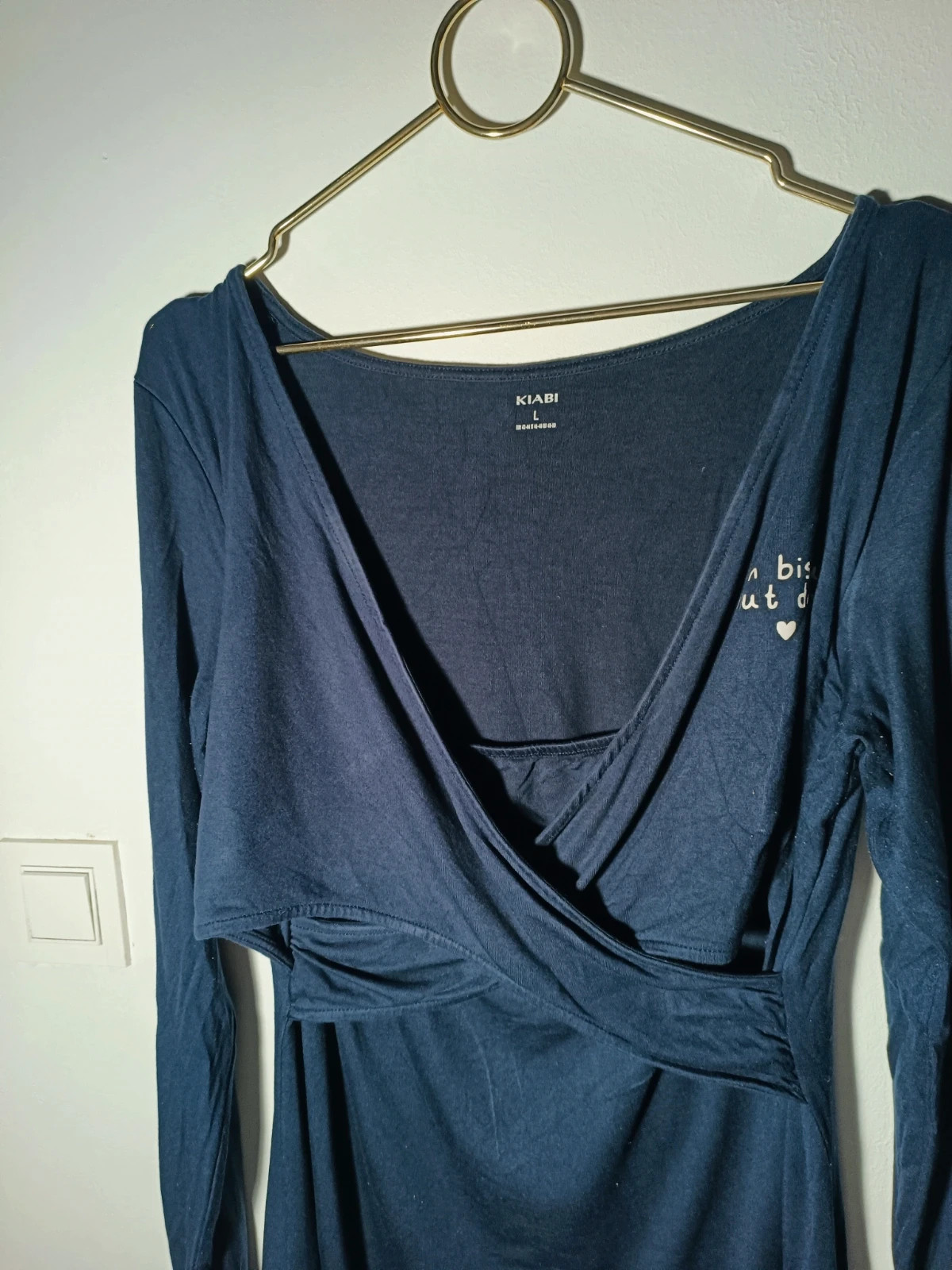 Tunique allaitement – Kiabi – taille L / 40 / 12 2