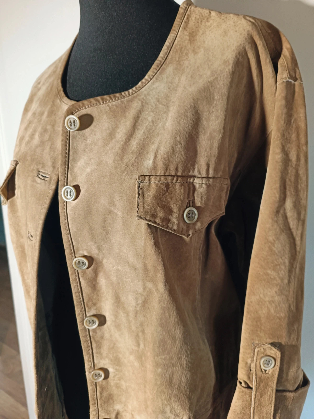 Veste en cuir véritable – Carling – taille XL / 42 / 14 2