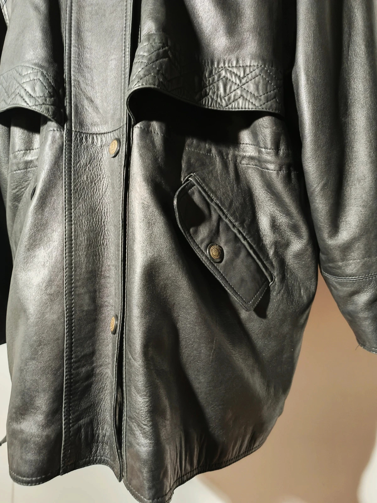 Veste en cuir d'agneau – taille 4XL / 48 / 20 3