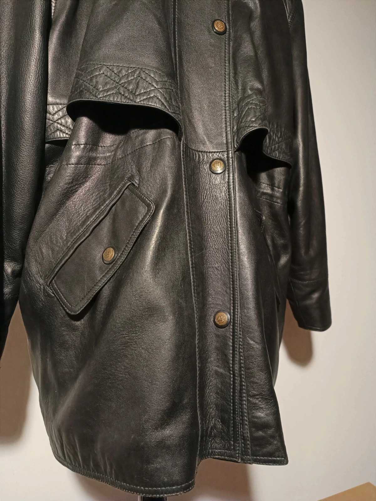 Veste en cuir d'agneau – taille 4XL / 48 / 20 4