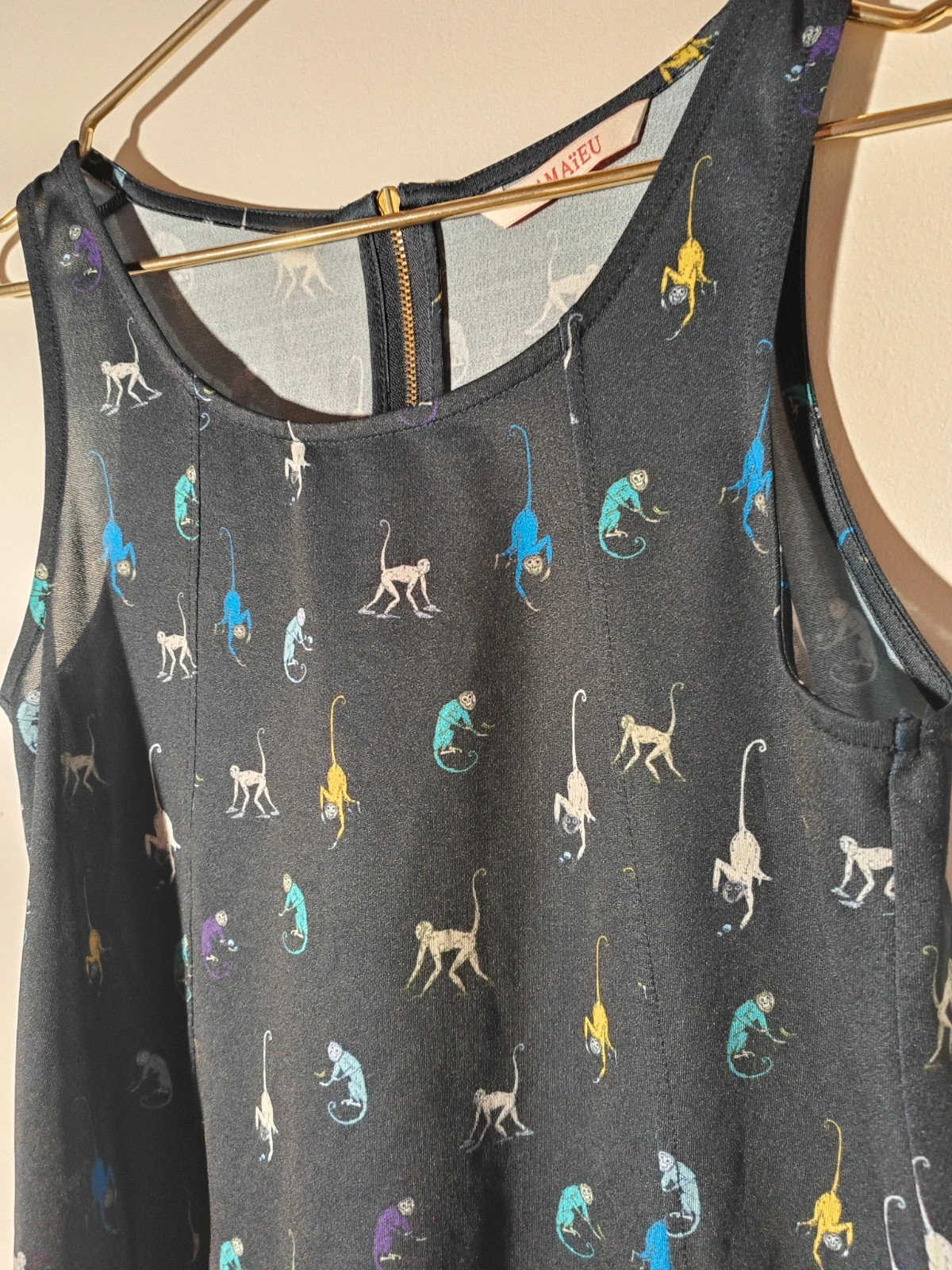 Débardeur singes – Camaïeu – taille S / 36 / 8 2