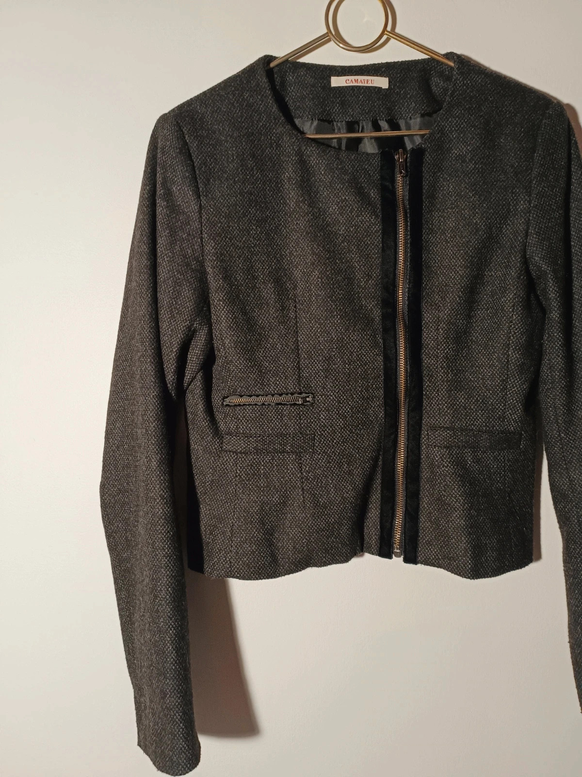 Veste "perfecto" laine – Camaïeu – taille M / 38 / 10 3