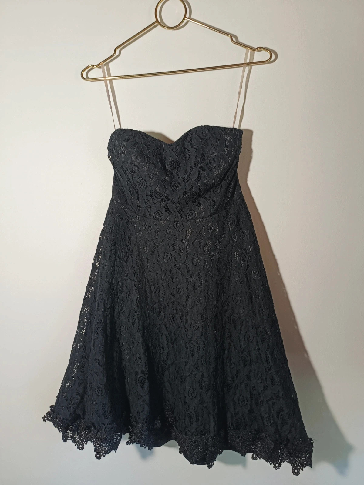 Robe dentelle noire