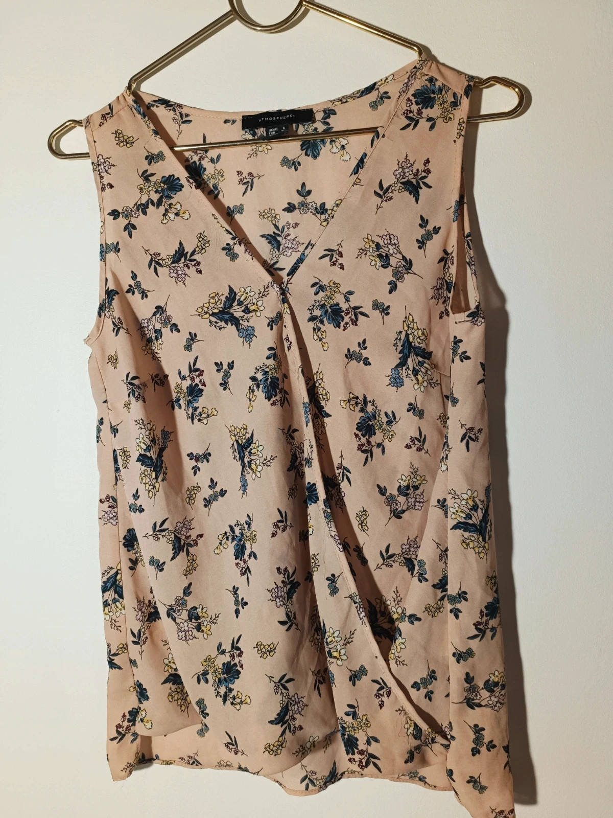 Débardeur fleurs – Atmosphere – taille XS / 34 / 6 2