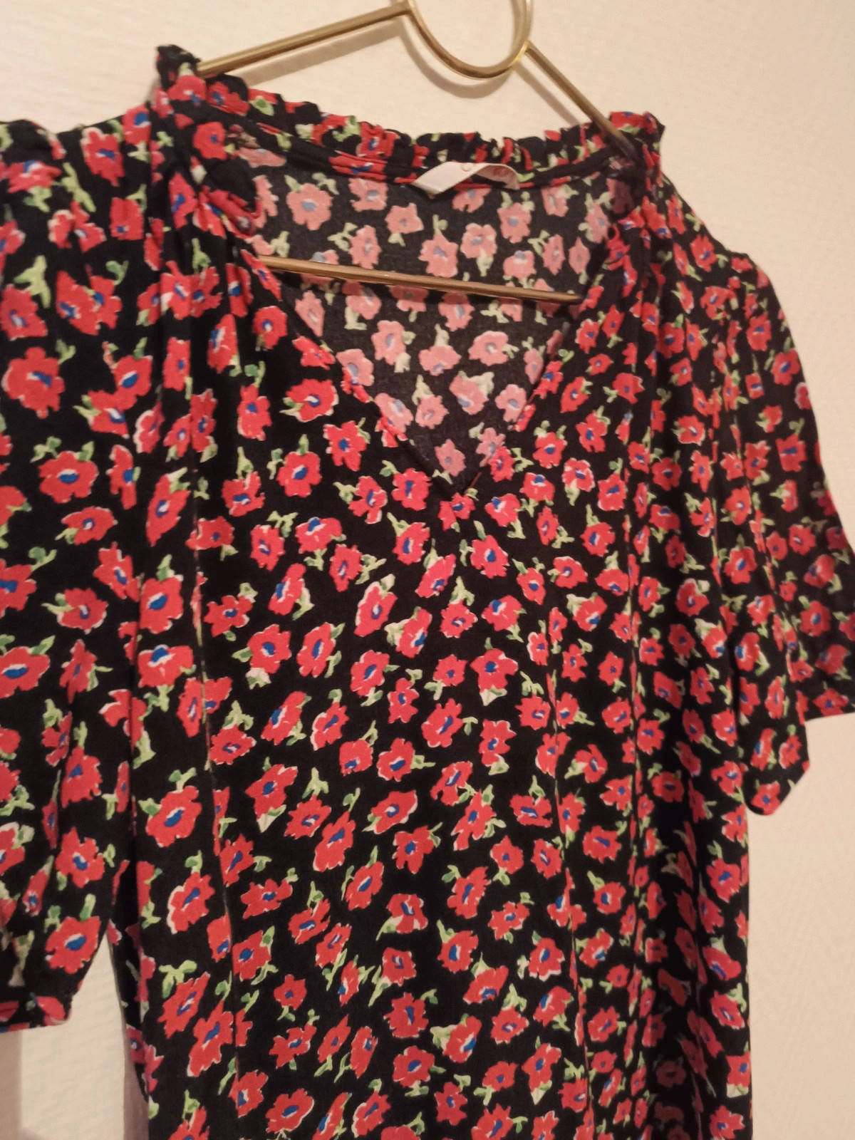 Blouse fleurs – Camaïeu – taille L / 40 / 12 2