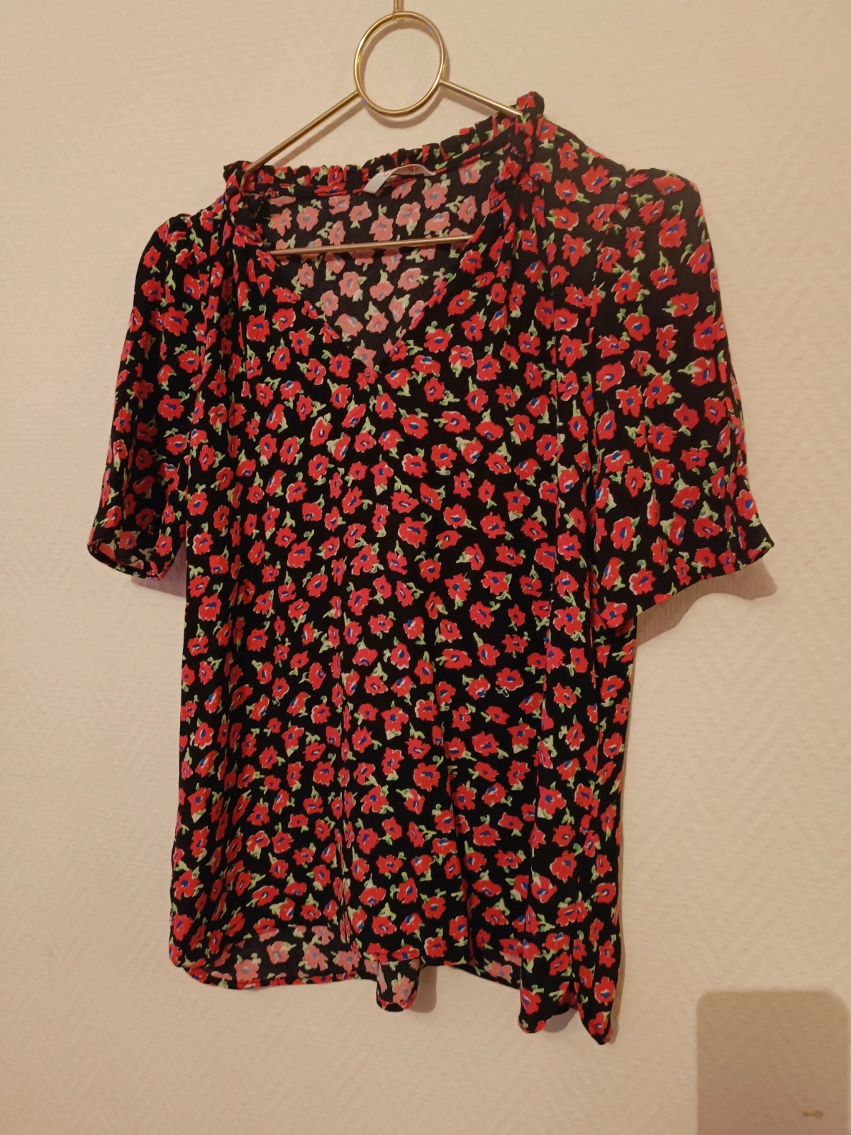 Blouse fleurs